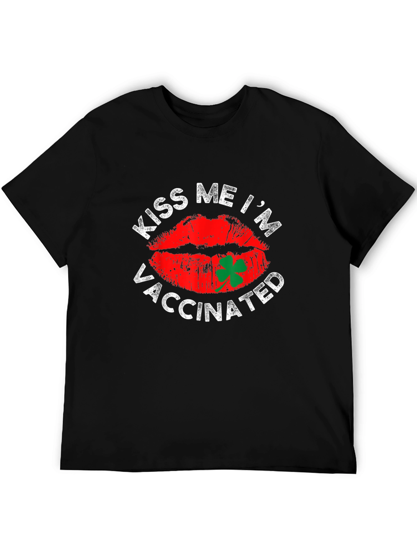 Kiss Me Im Vaccinated St. Patricks Day T-Shirt