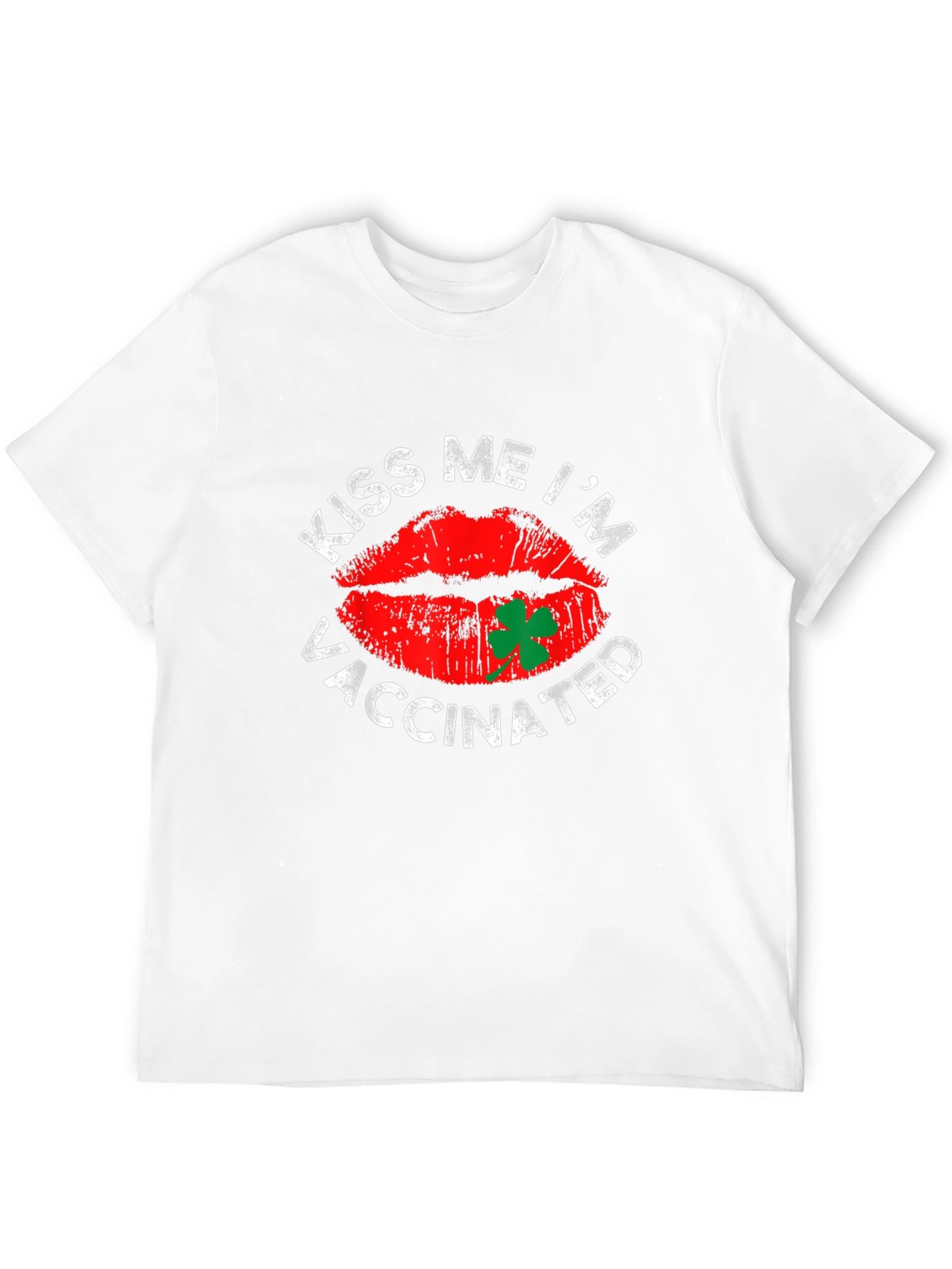 Kiss Me Im Vaccinated St. Patricks Day T-Shirt
