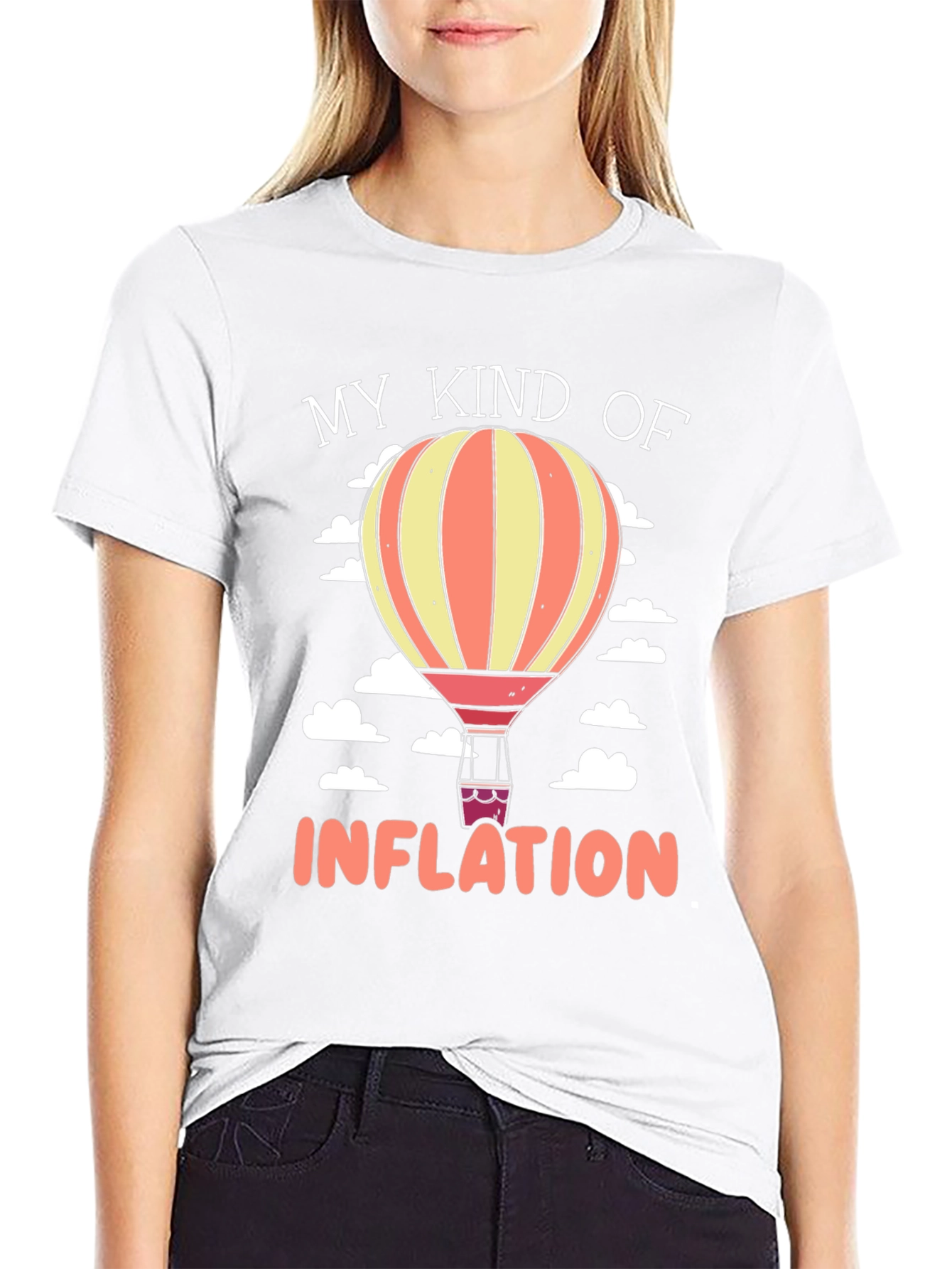 My Kind of Inflation Hot Air Balloon Graphic Tee
