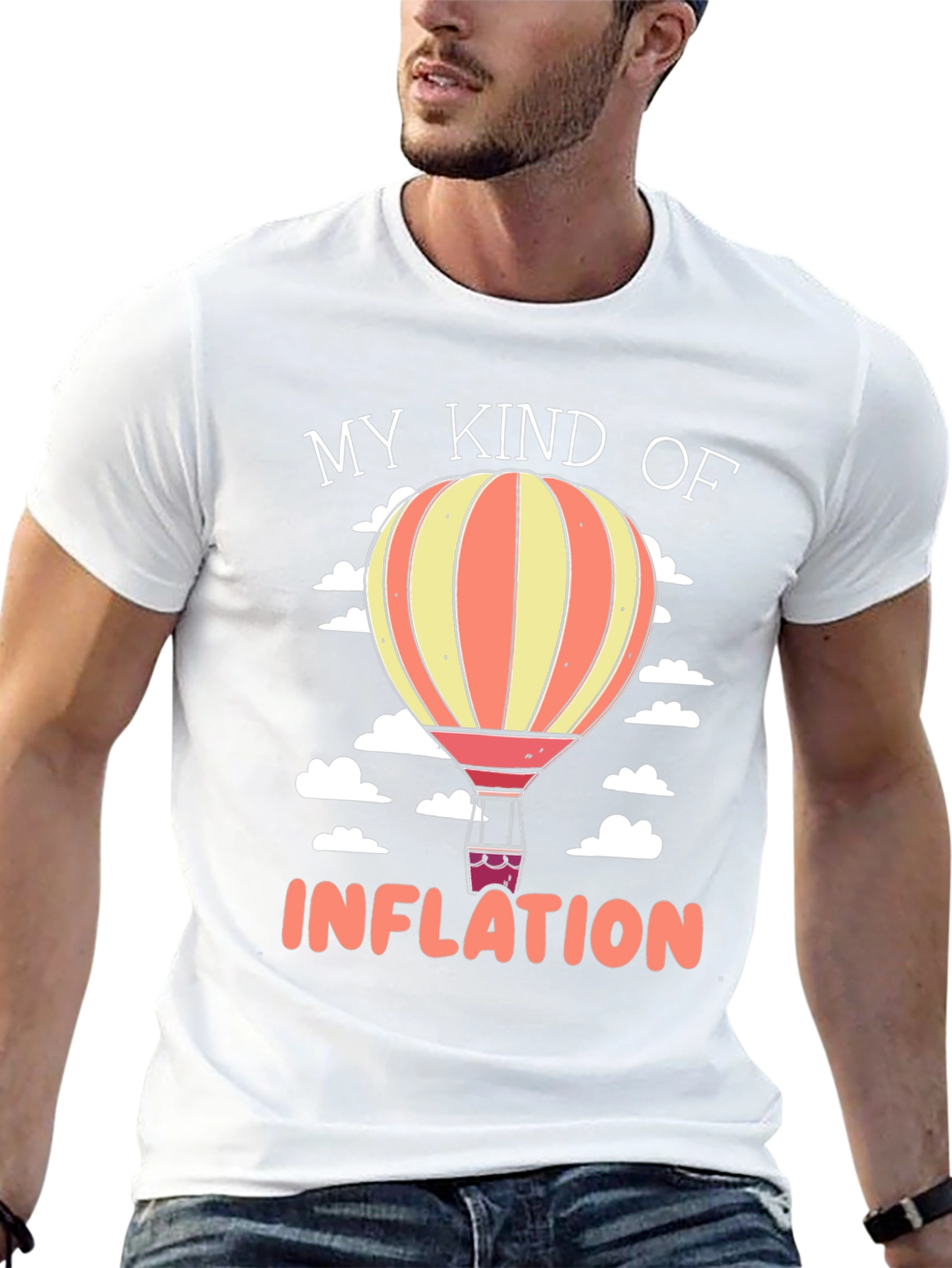 My Kind of Inflation Hot Air Balloon Graphic Tee