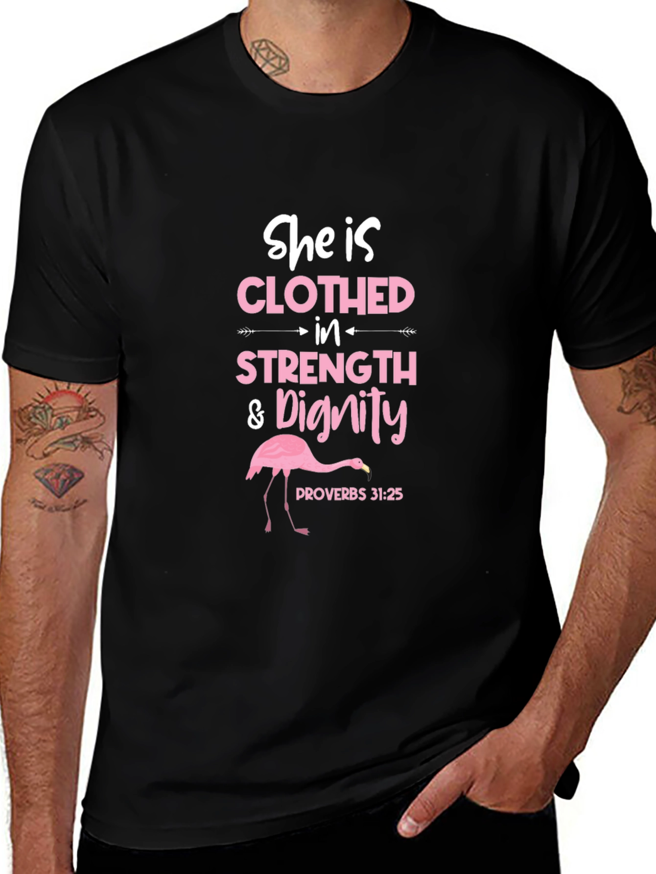She is Clothed in Strength & Dignity T-Shirt