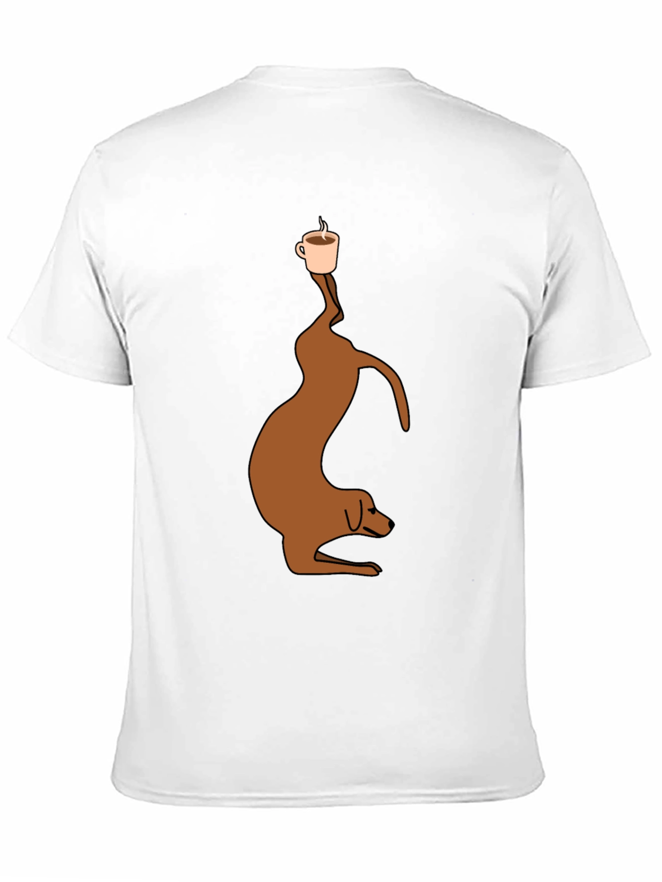 Coffee Balance Dog T-Shirt – Funny Dog Lover Tee