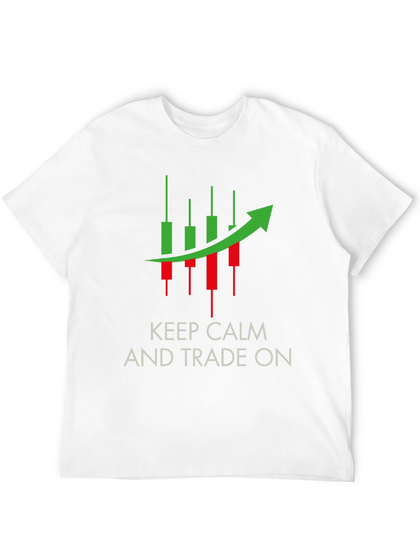 Keep Calm and Trade On Black Tee