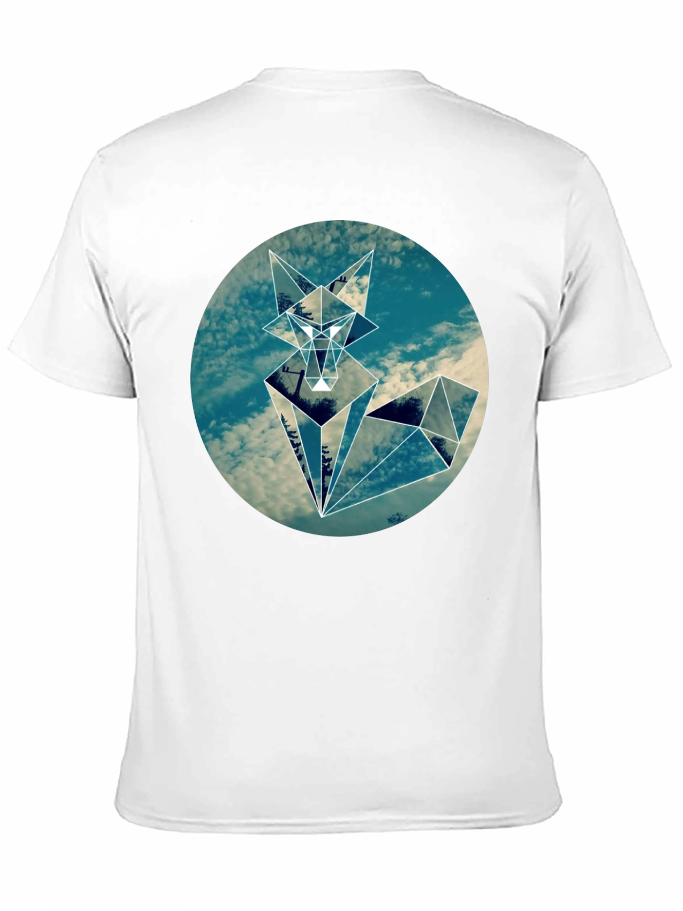 Geometric Fox T-Shirt - Urban Style