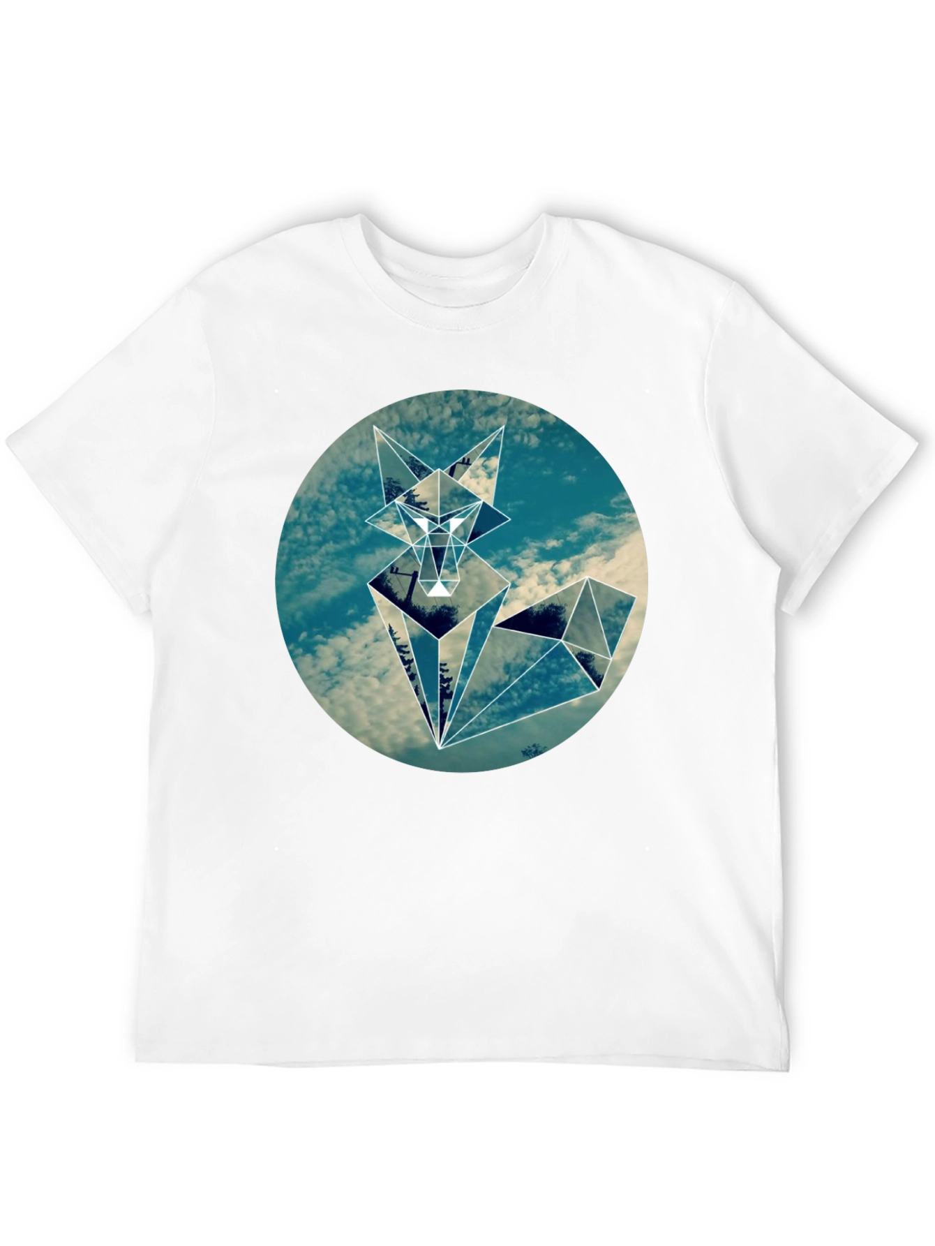Geometric Fox T-Shirt - Urban Style