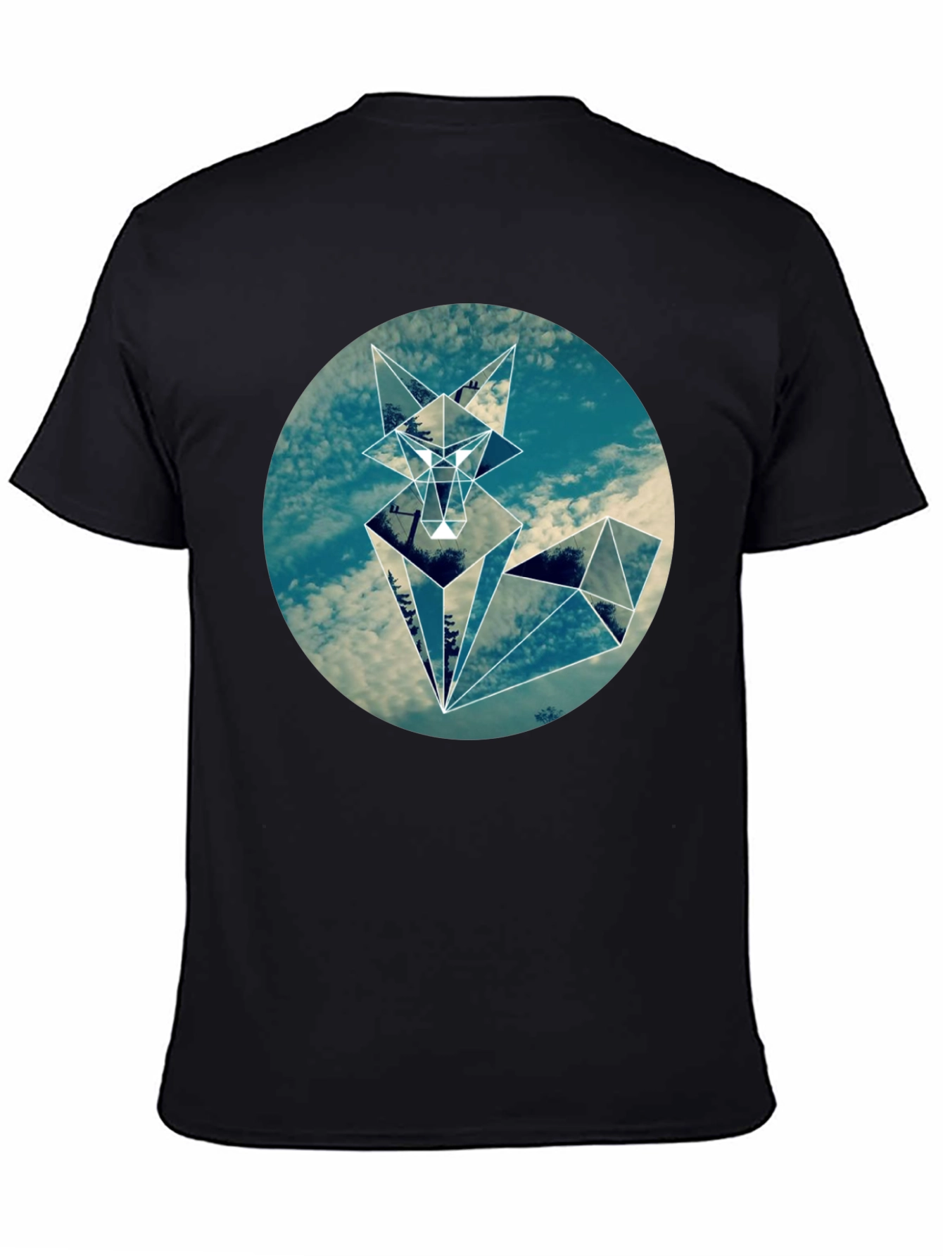 Geometric Fox T-Shirt - Urban Style