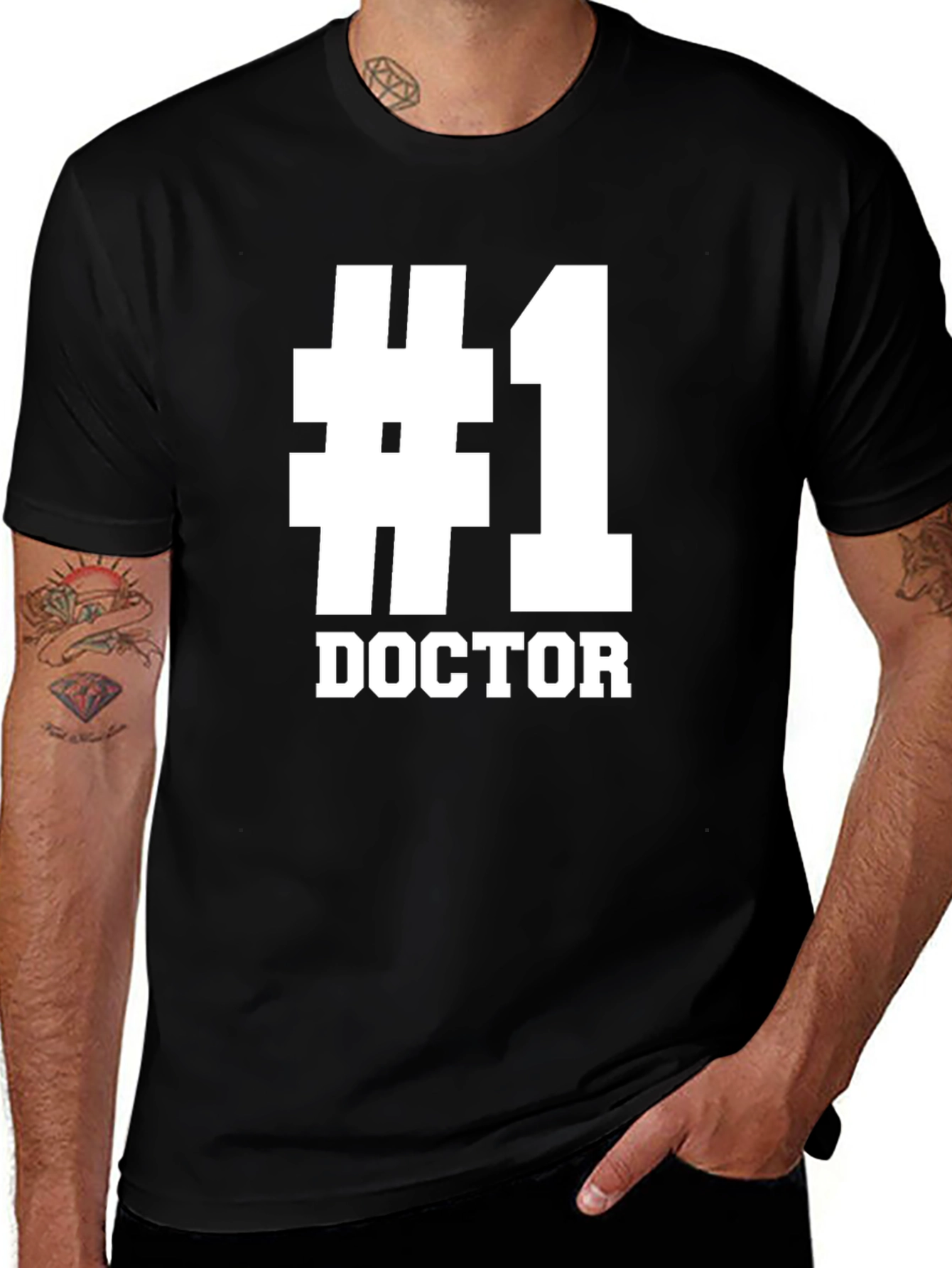#1 Doctor T-Shirt - Gift for Physicians