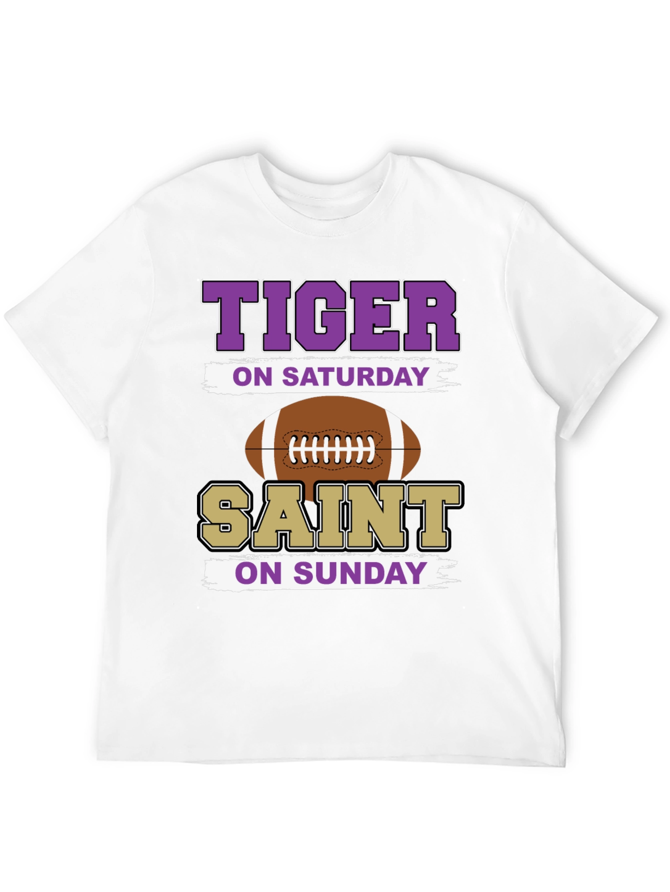 Tiger Saint Football Graphic Tee