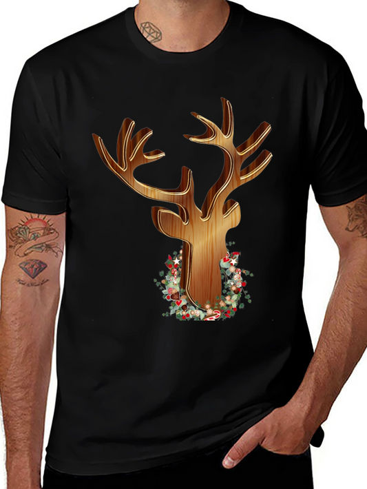 Christmas Reindeer Graphic T-Shirt