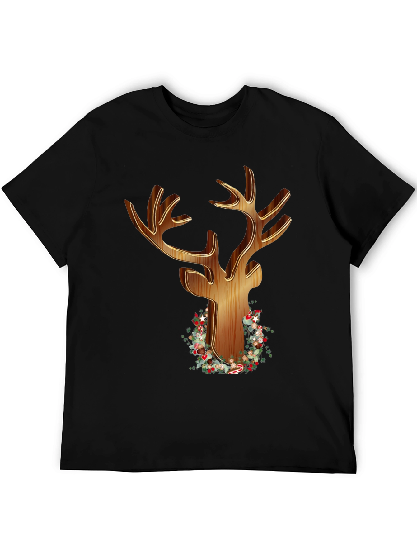 Christmas Reindeer Graphic T-Shirt