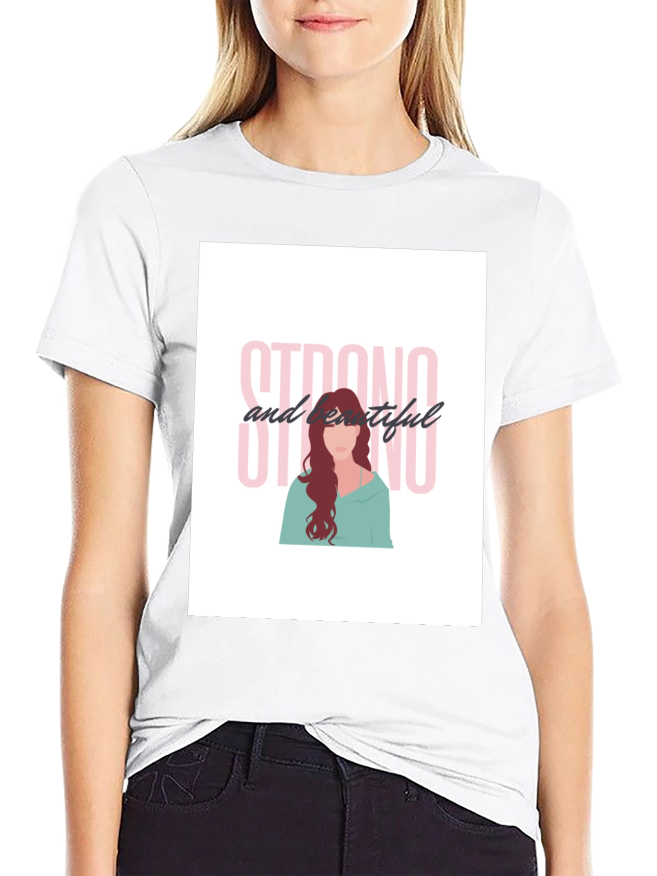 Strong and Beautiful Black T-Shirt