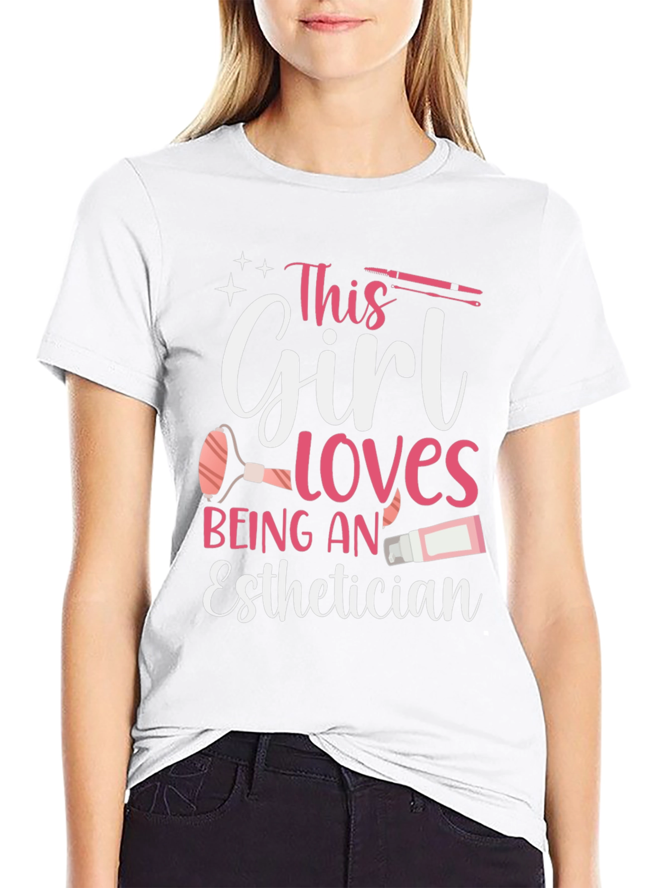 Esthetician Girls T-Shirt - Beauty Lover Tee