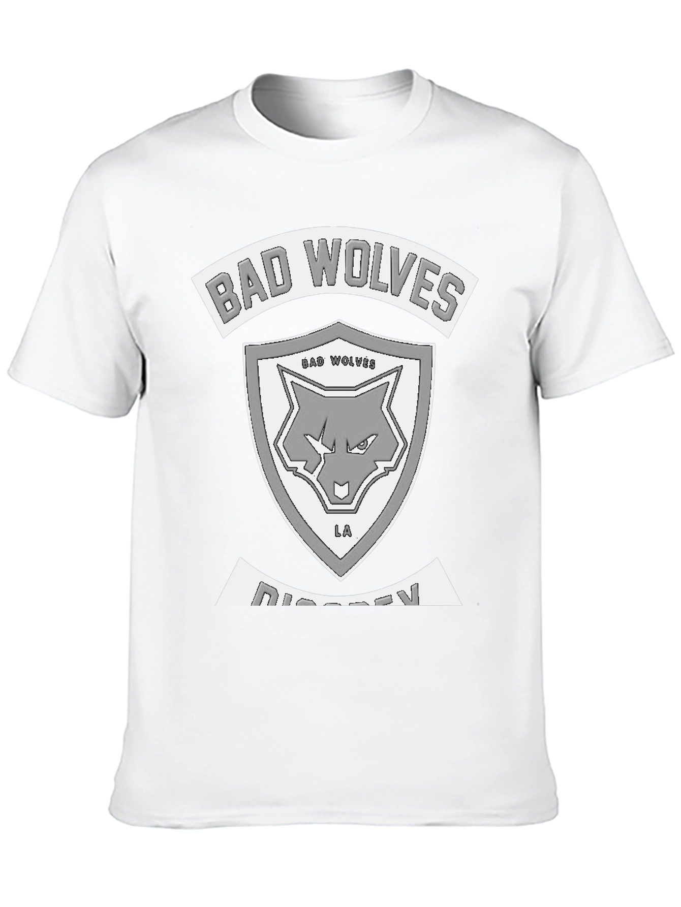 Bad Wolves Distressed Logo Black T-Shirt
