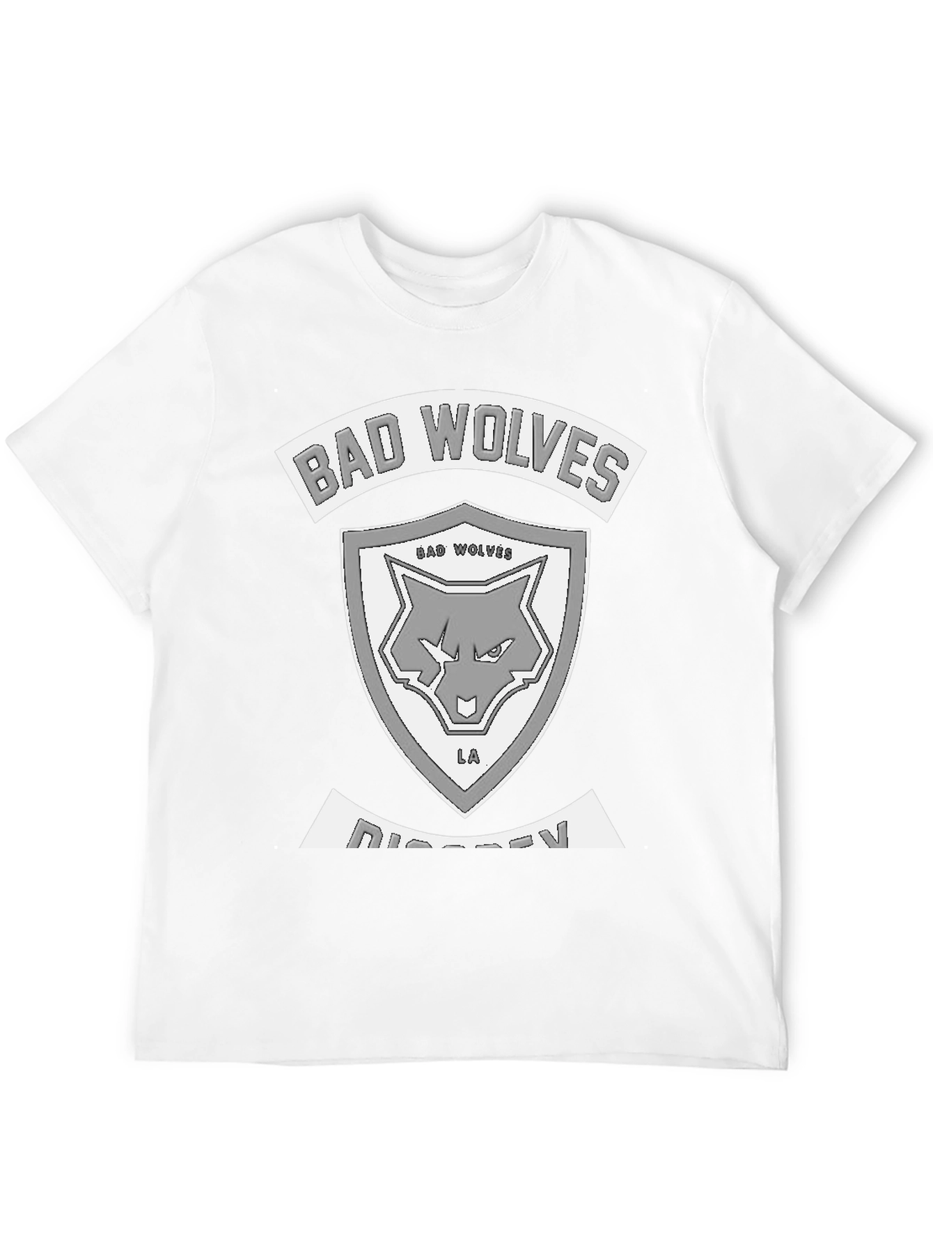 Bad Wolves Distressed Logo Black T-Shirt