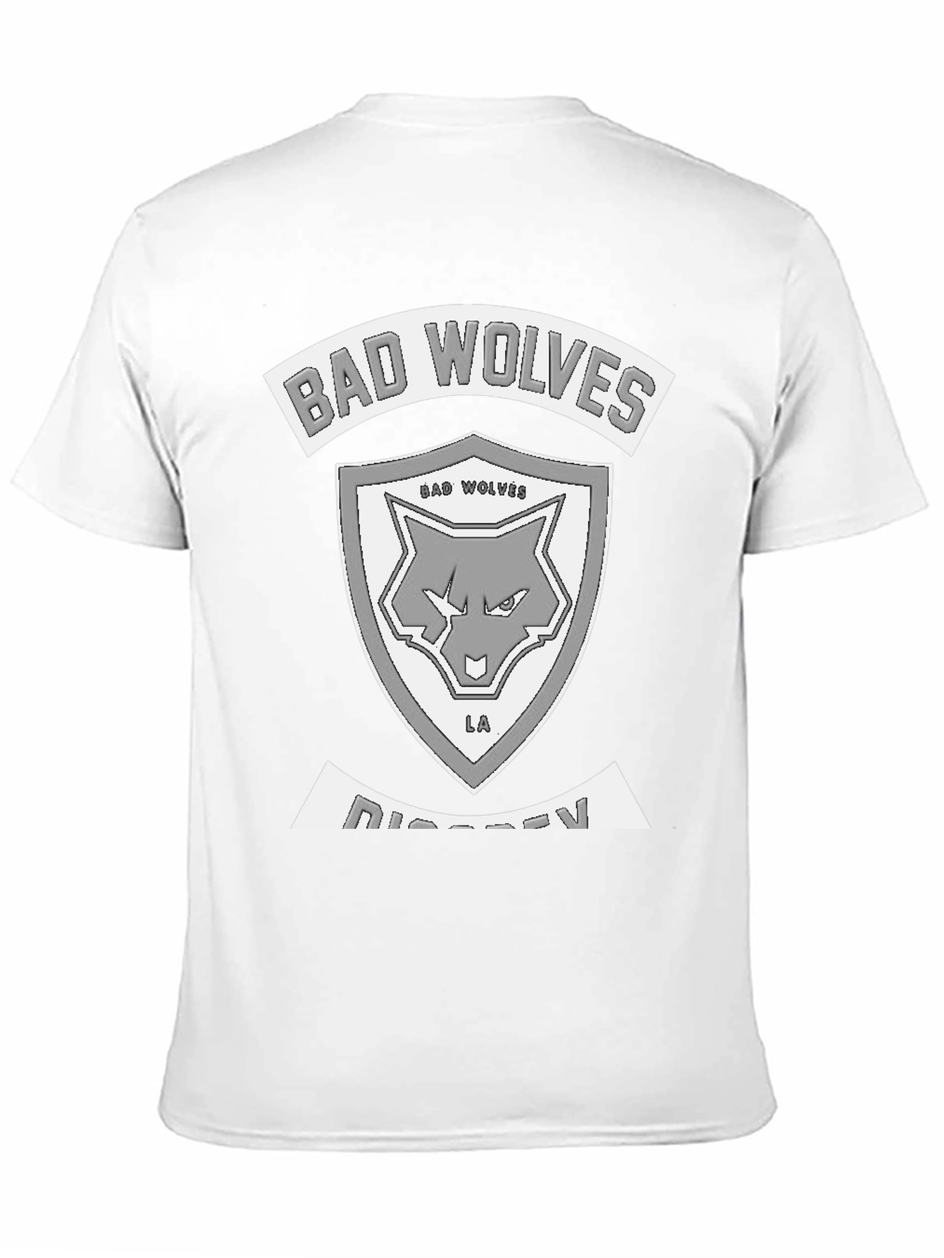 Bad Wolves Distressed Logo Black T-Shirt