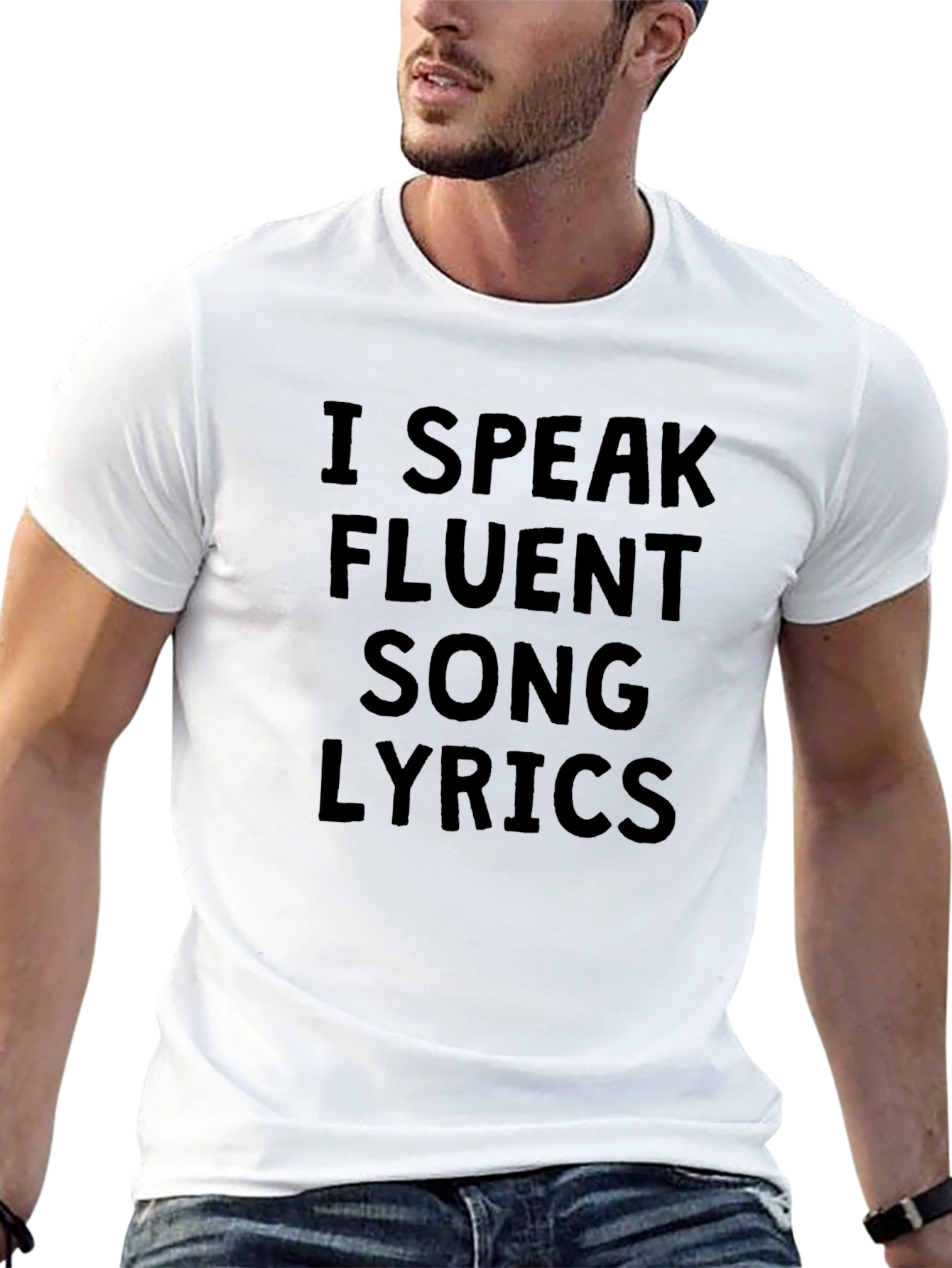 Fluent Song Lyrics T-Shirt - Black