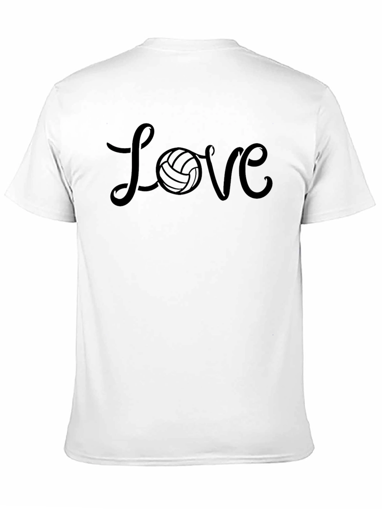 Volleyball Love Graphic Tee - Black T-Shirt