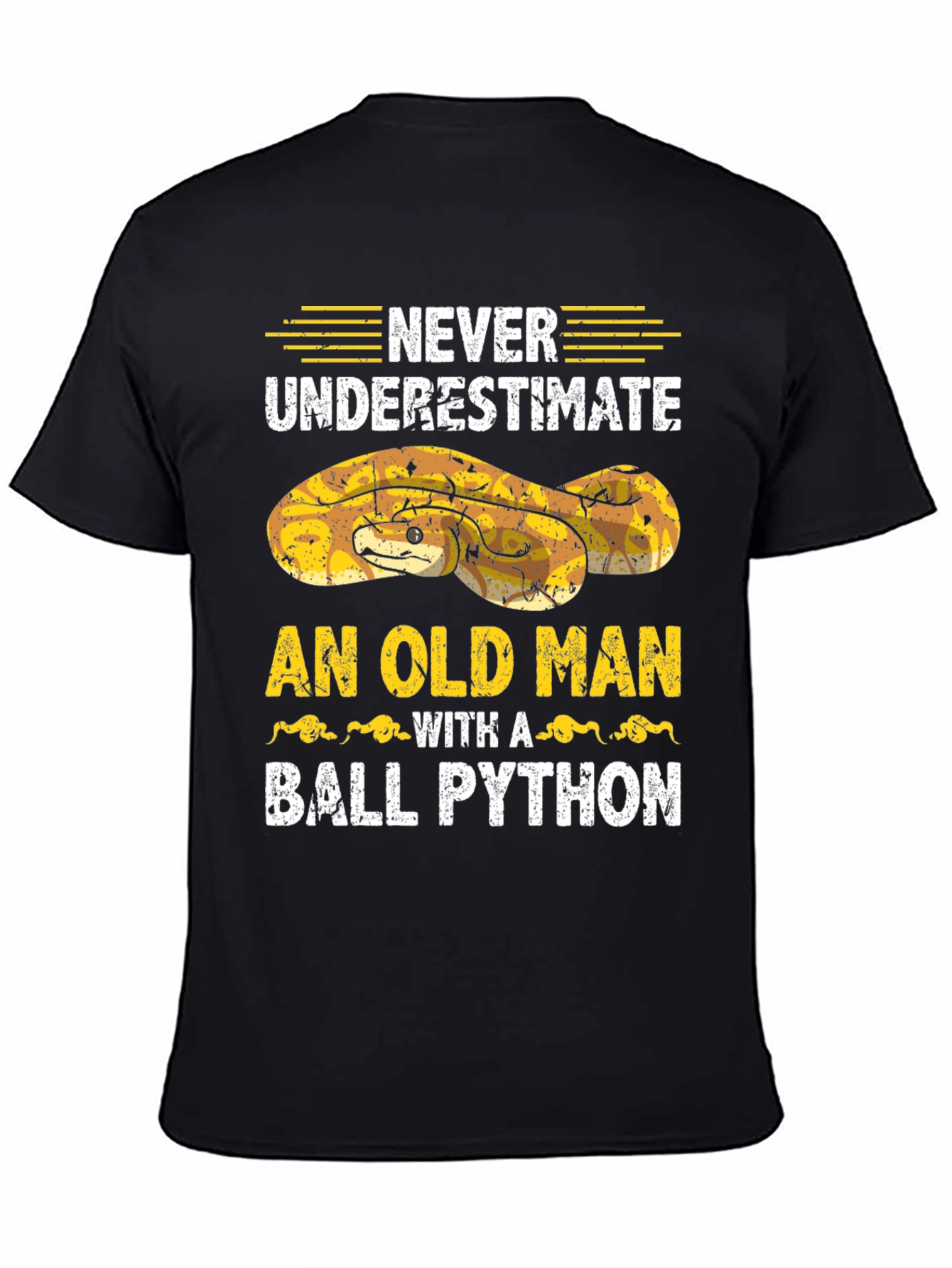 Ball Python Old Man T-Shirt