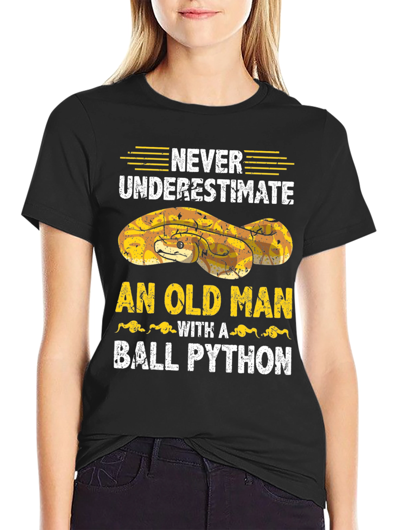Ball Python Old Man T-Shirt