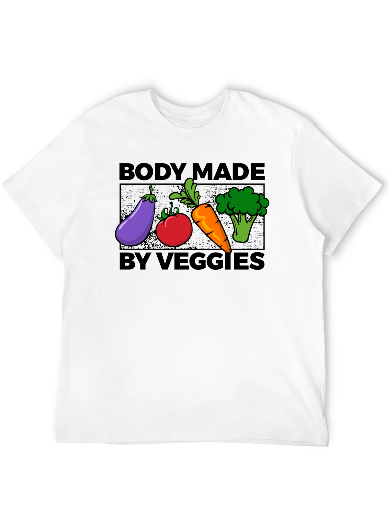Body Made By Veggies T-Shirt - Vegan Lifestyle Tee