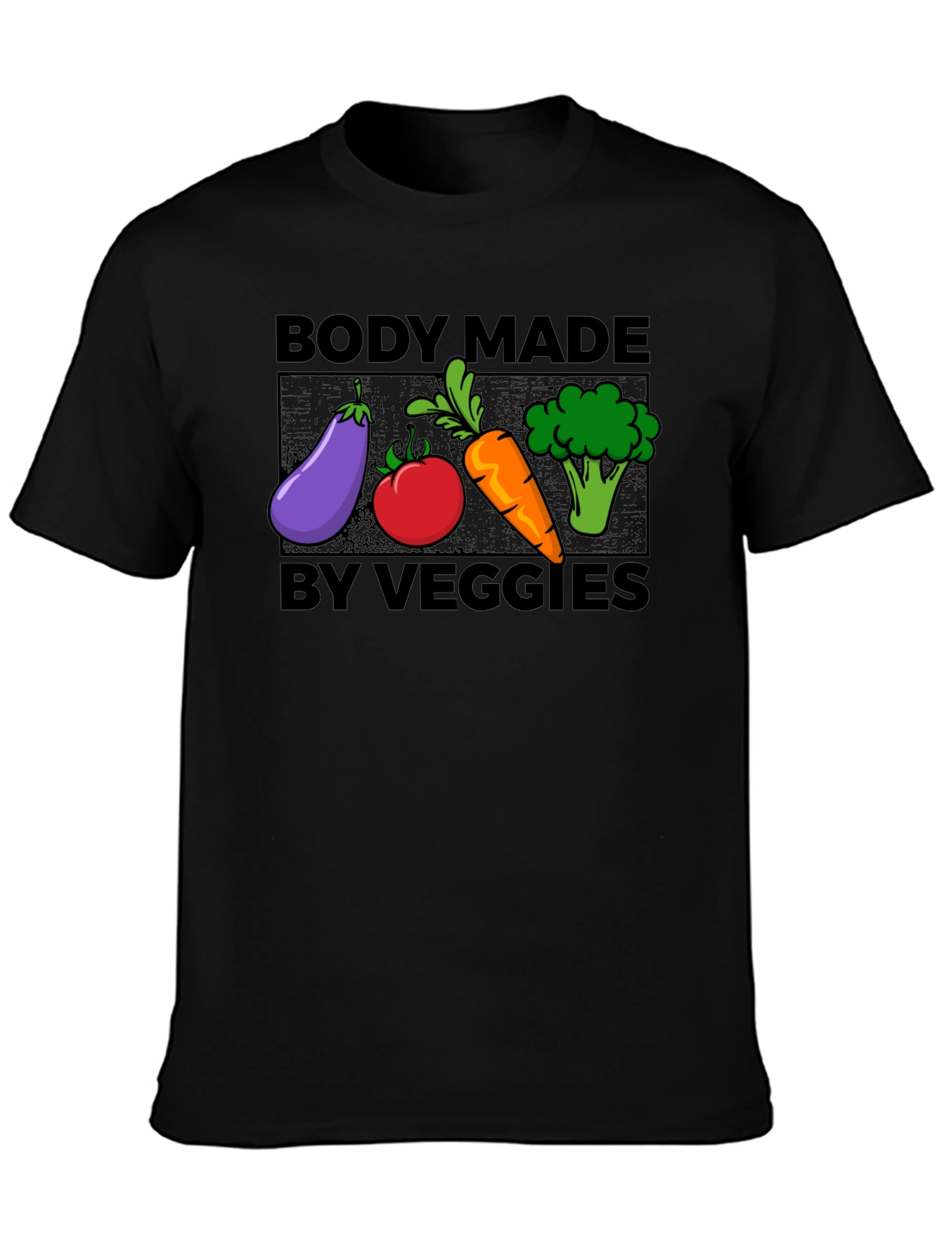 Body Made By Veggies T-Shirt - Vegan Lifestyle Tee