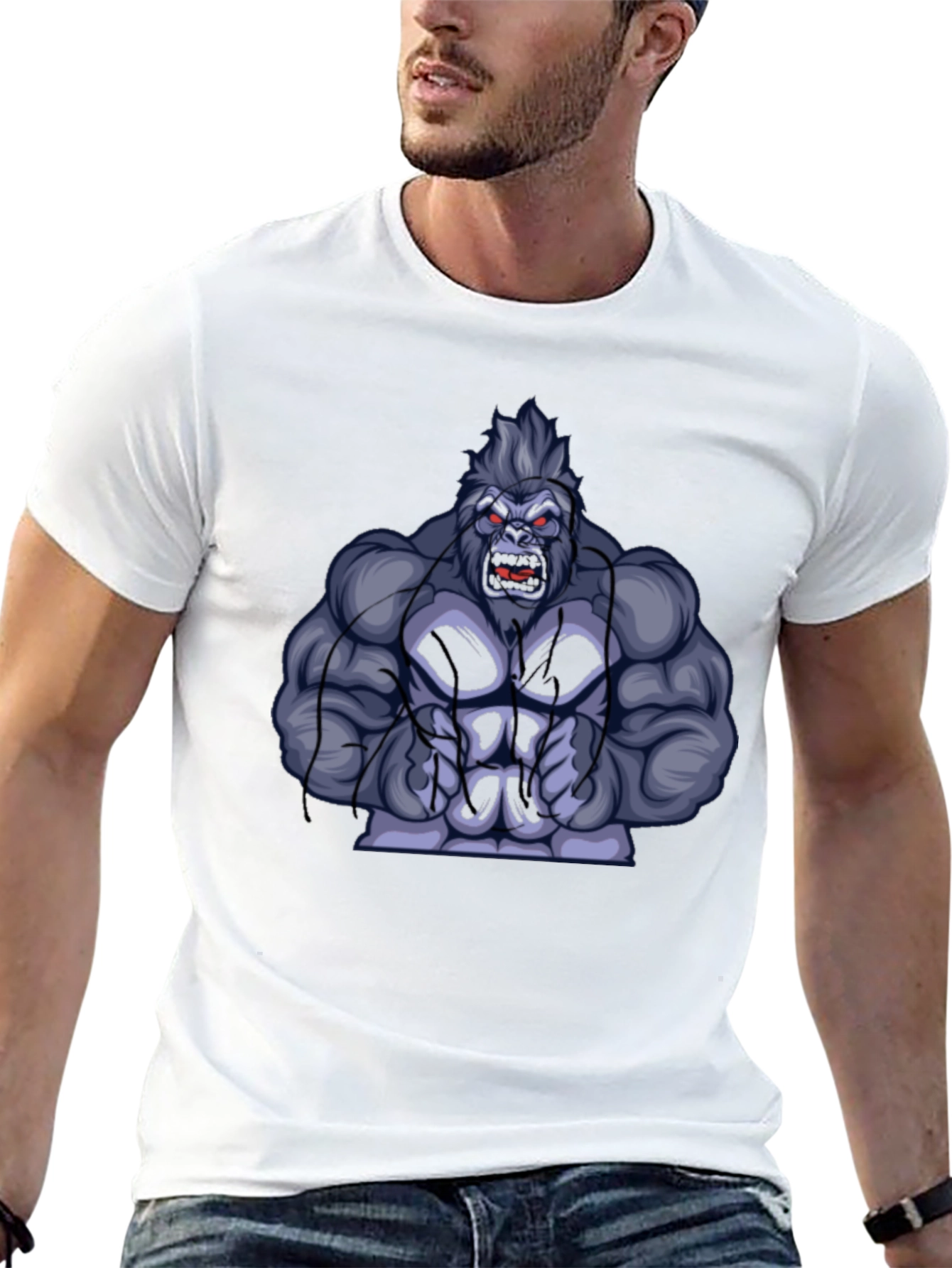 Gorilla Graphic Tee - Mens Black T-Shirt