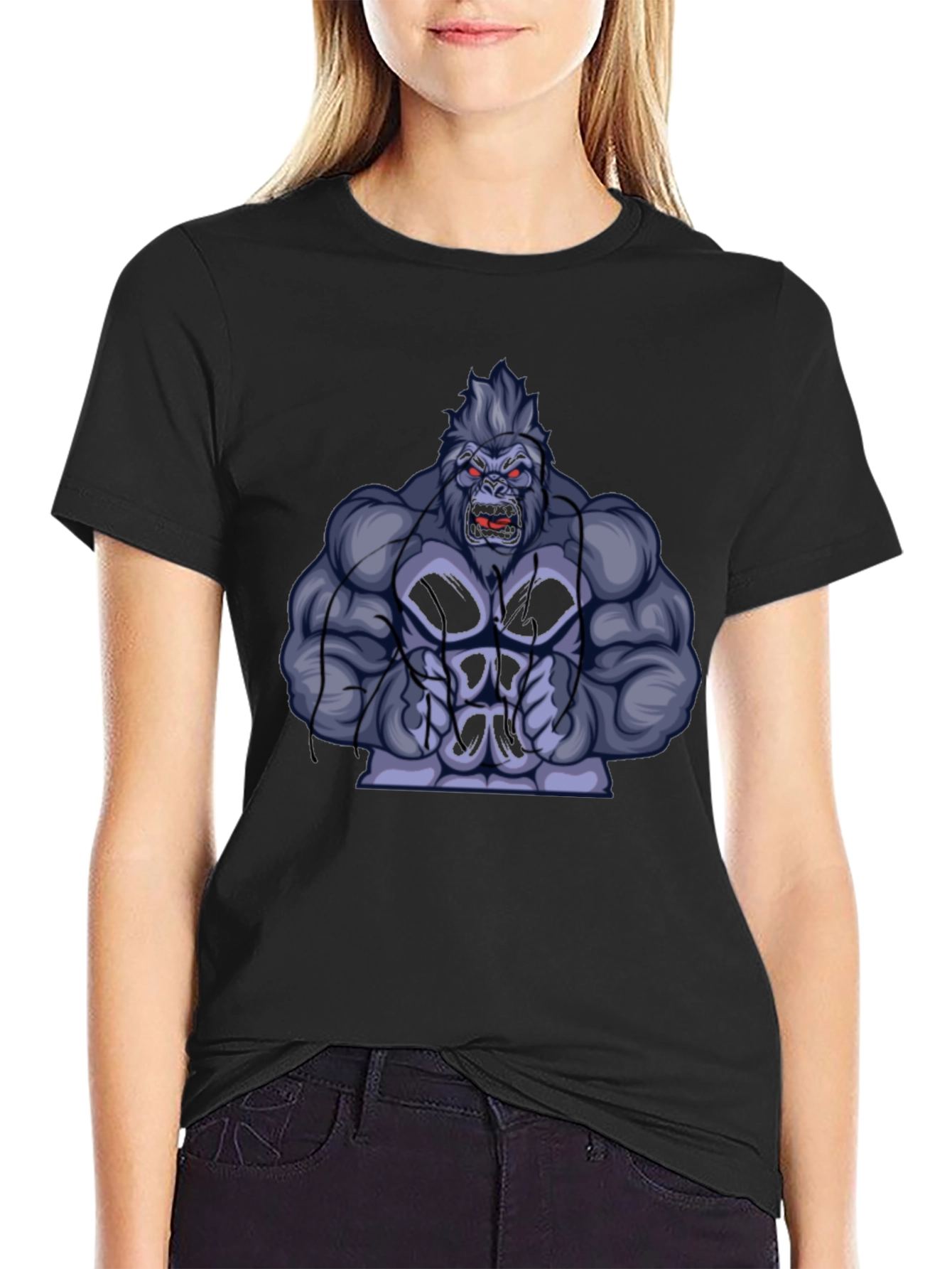 Gorilla Graphic Tee - Mens Black T-Shirt