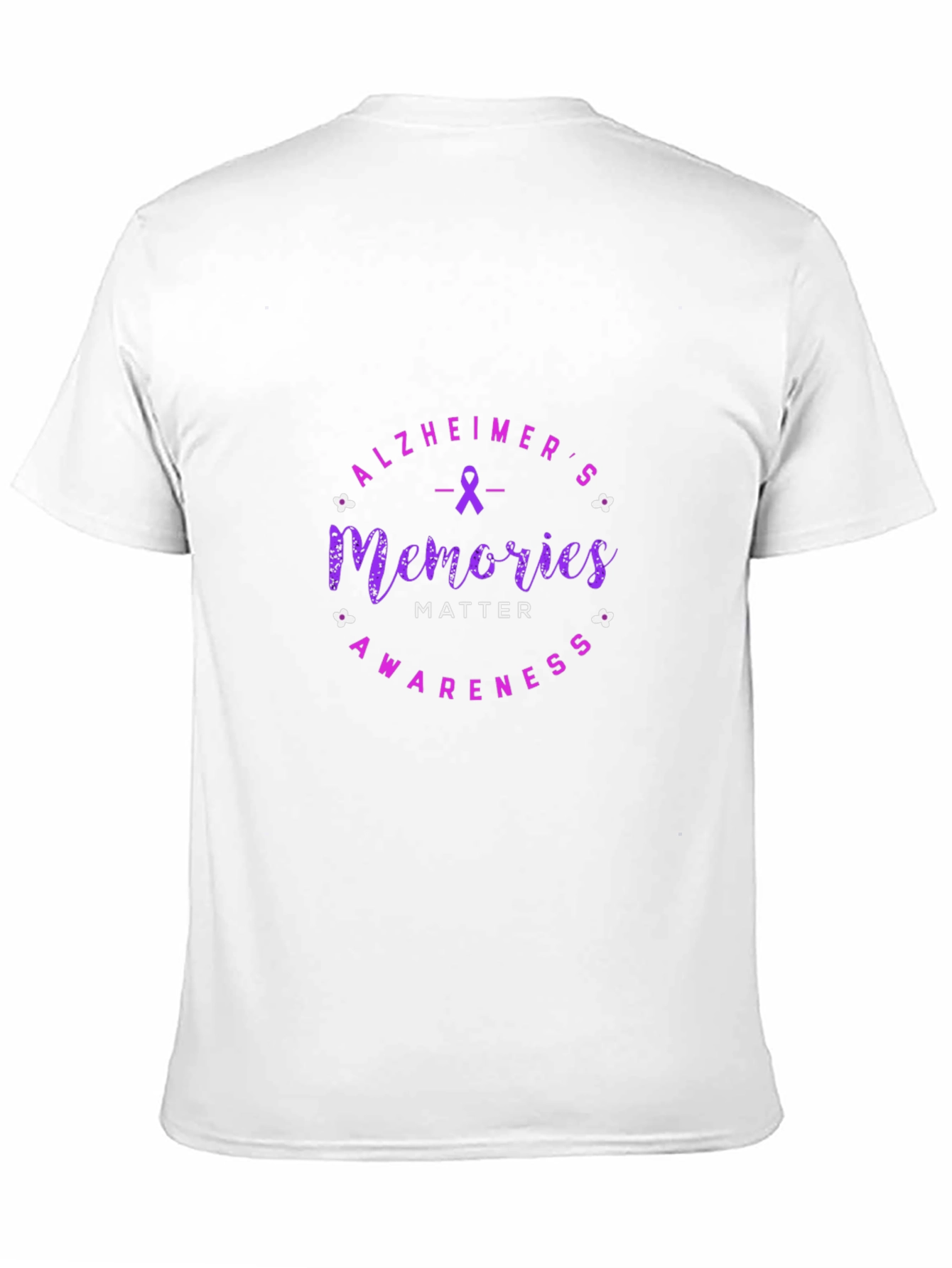 Alzheimers Awareness Memories Matter Black T-Shirt