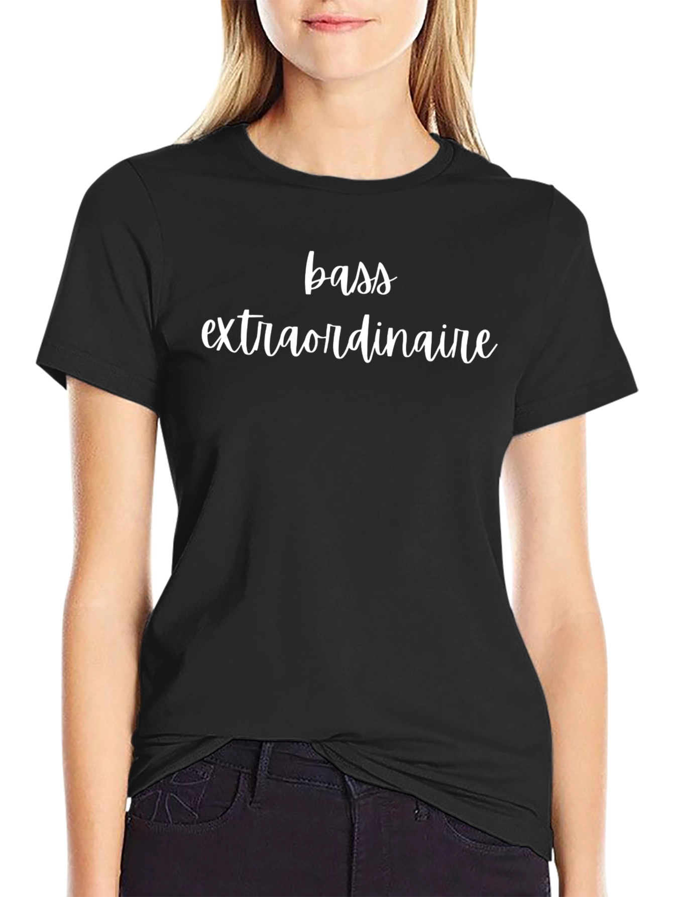 Bass Extraordinaire Black Graphic T-Shirt