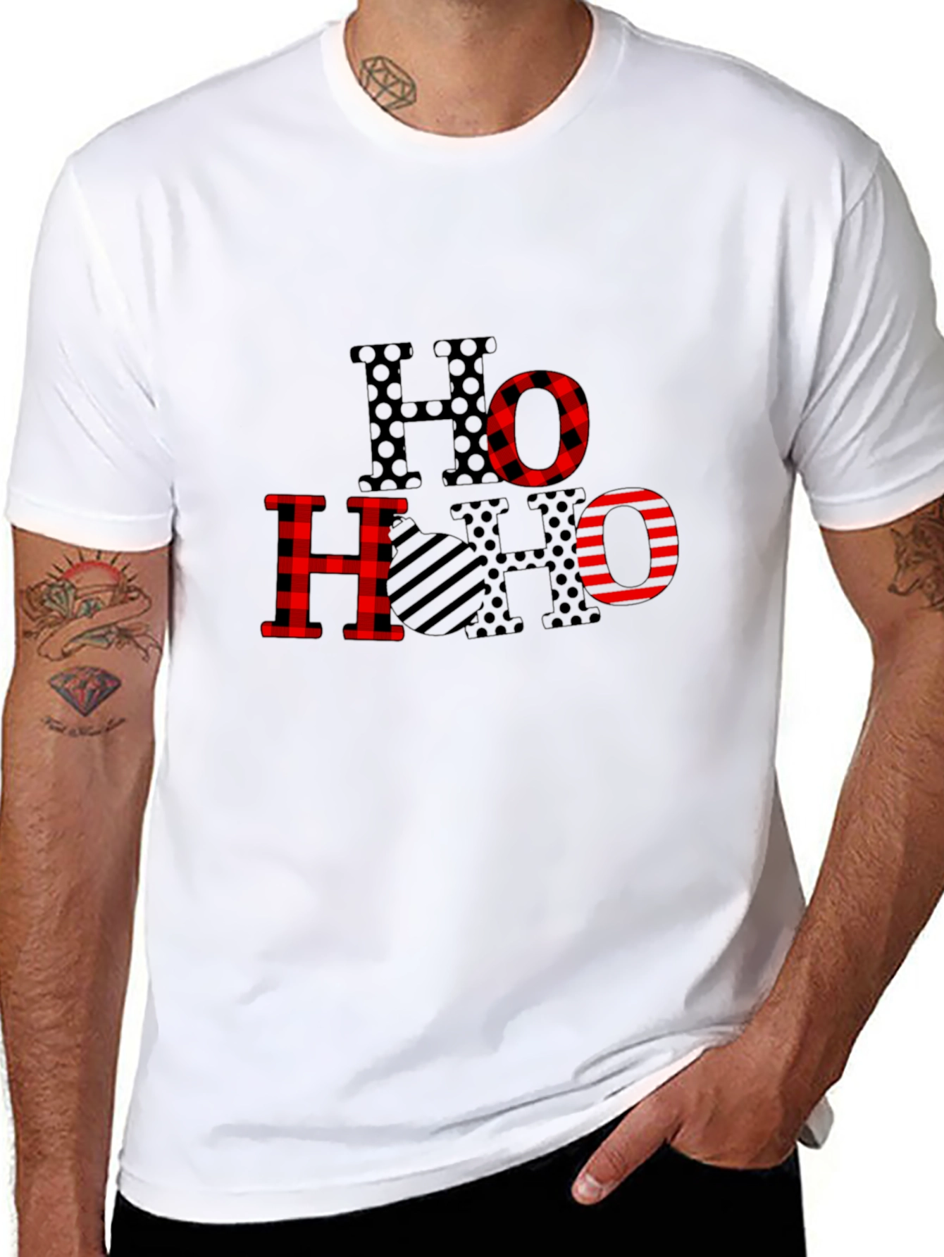 Ho Ho Ho Christmas Graphic Tee