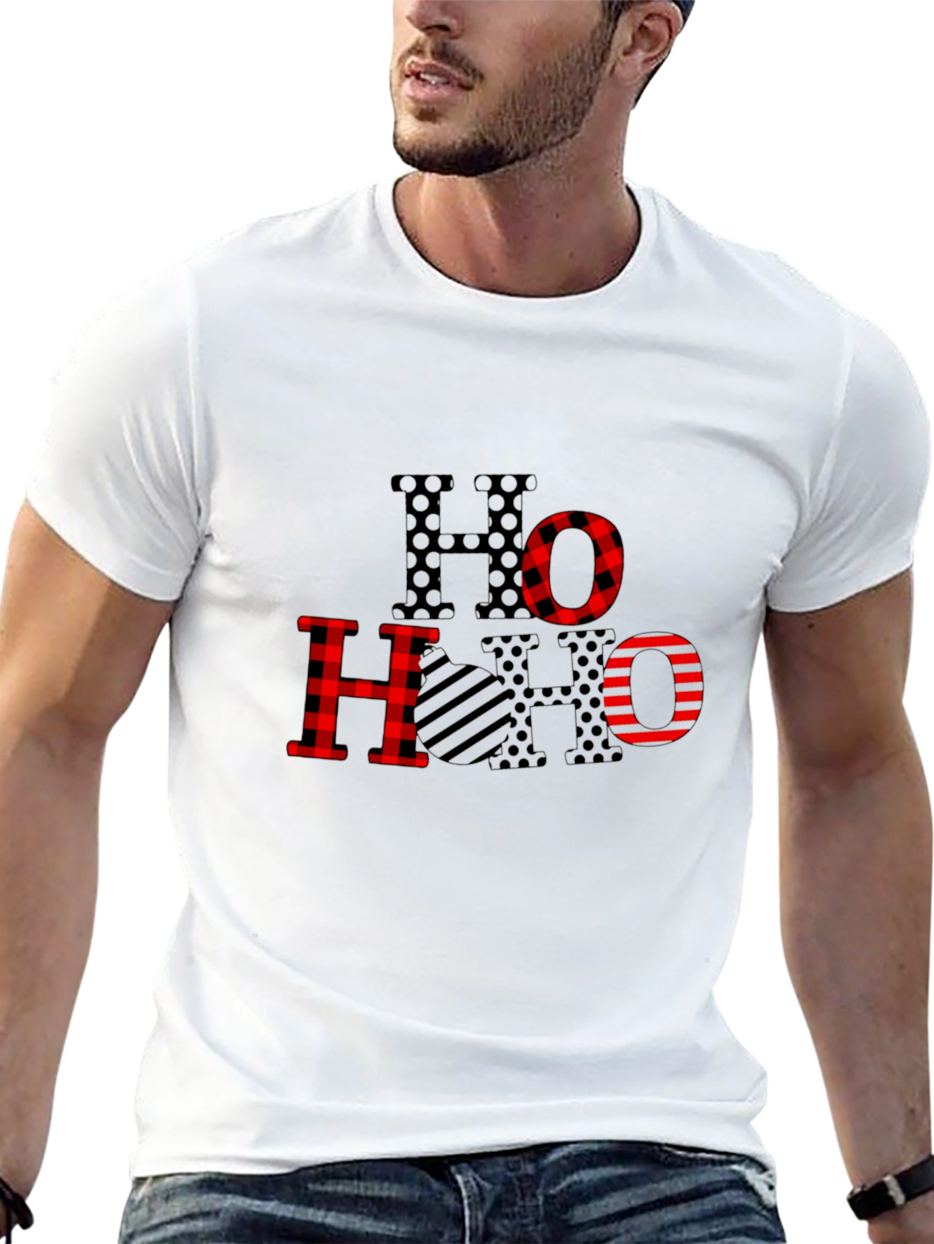 Ho Ho Ho Christmas Graphic Tee