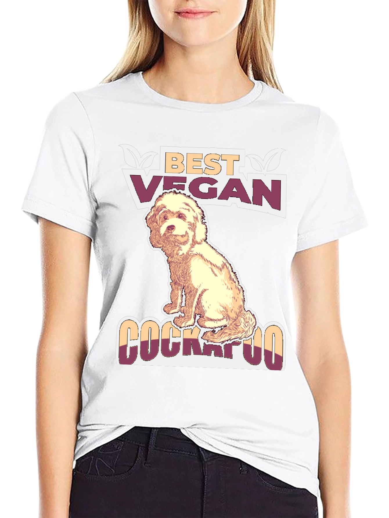Vegan Cockapoo Dog T-Shirt - Best Vegan Ever!