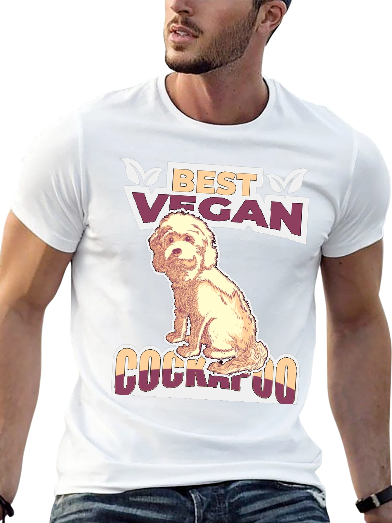 Vegan Cockapoo Dog T-Shirt - Best Vegan Ever!