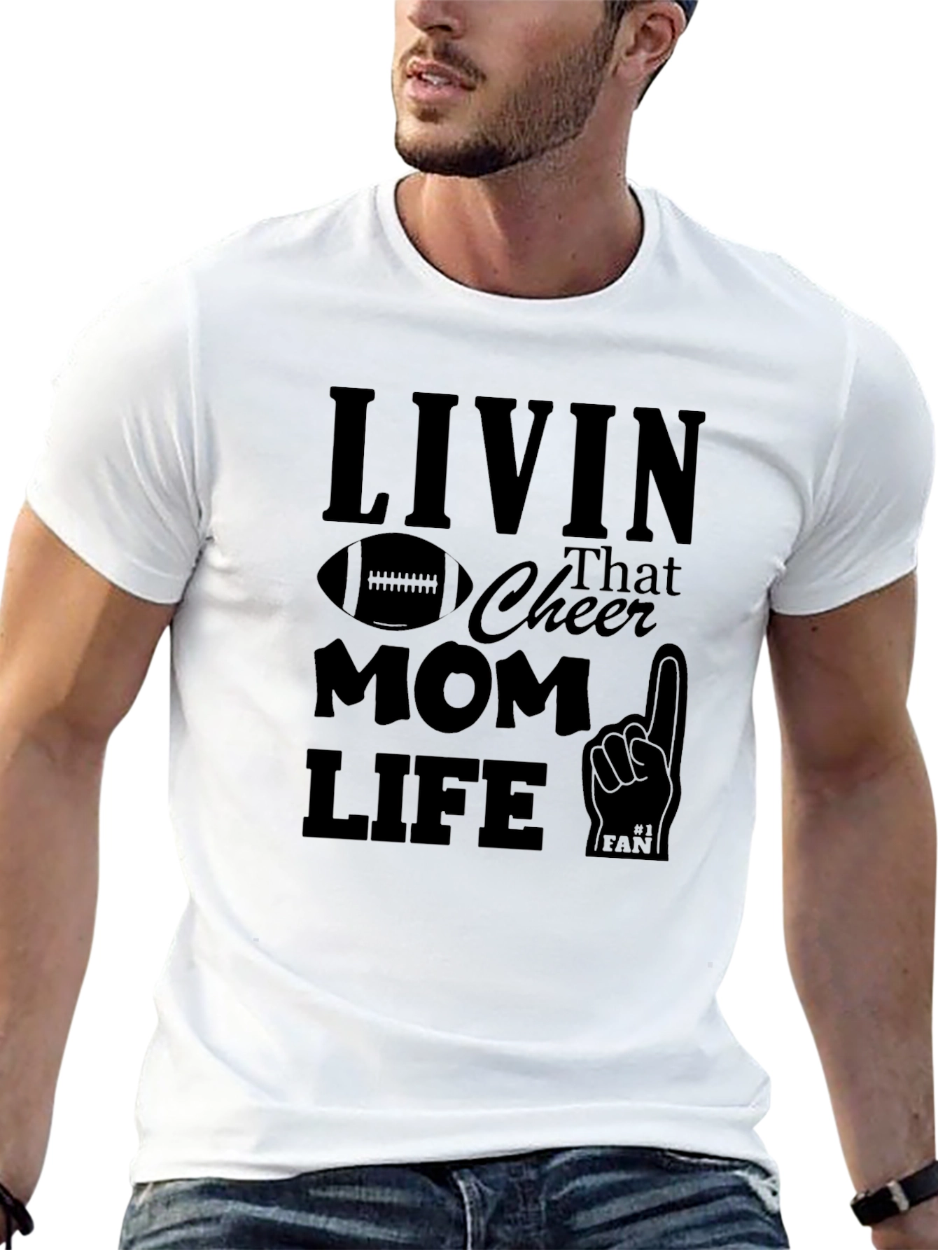Livin That Cheer Mom Life T-Shirt