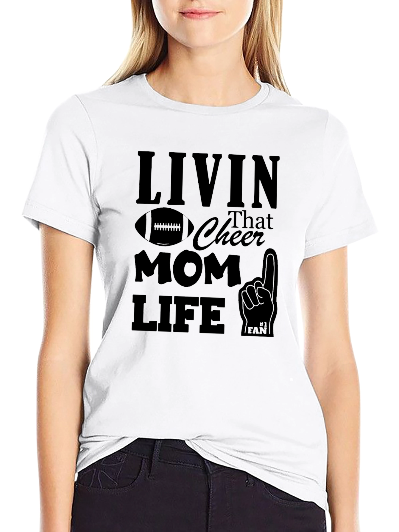 Livin That Cheer Mom Life T-Shirt