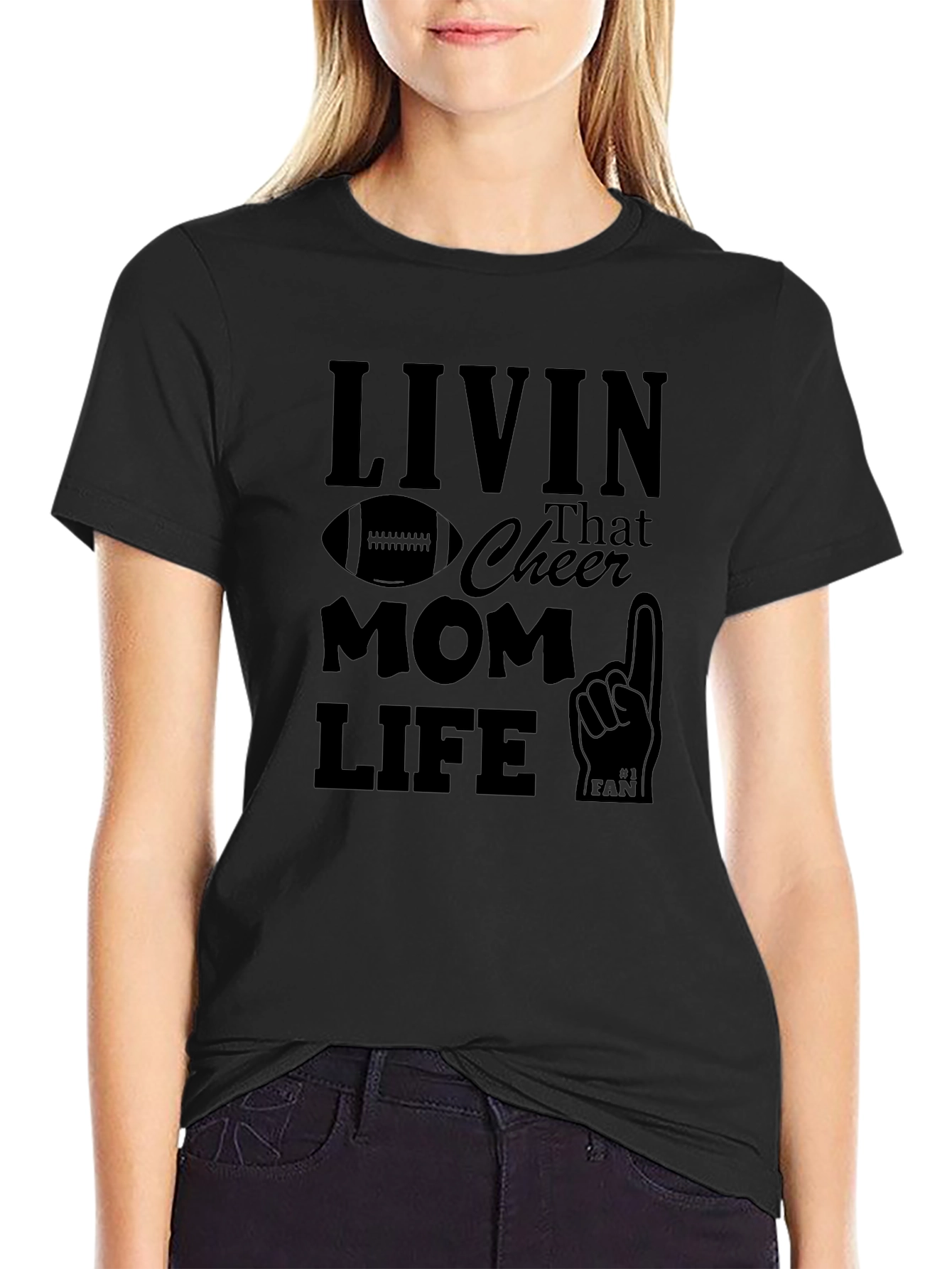 Livin That Cheer Mom Life T-Shirt