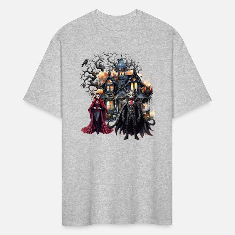 Halloween Lady Dracula and Cat Vampire