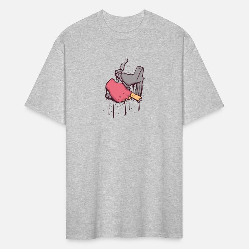 hand on handlebar roadbike wet paint drawing