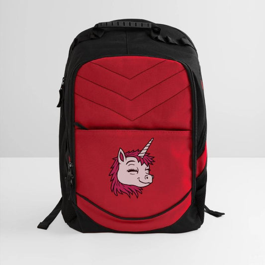 Head happy cartoon unicorn