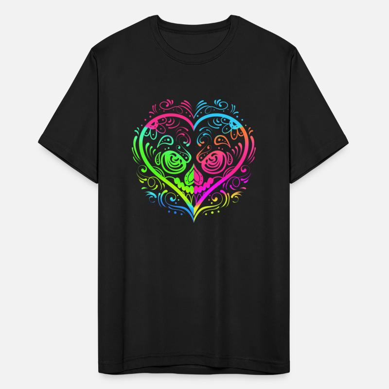 Heart Shaped Sugar Skull Painting For Day Of The