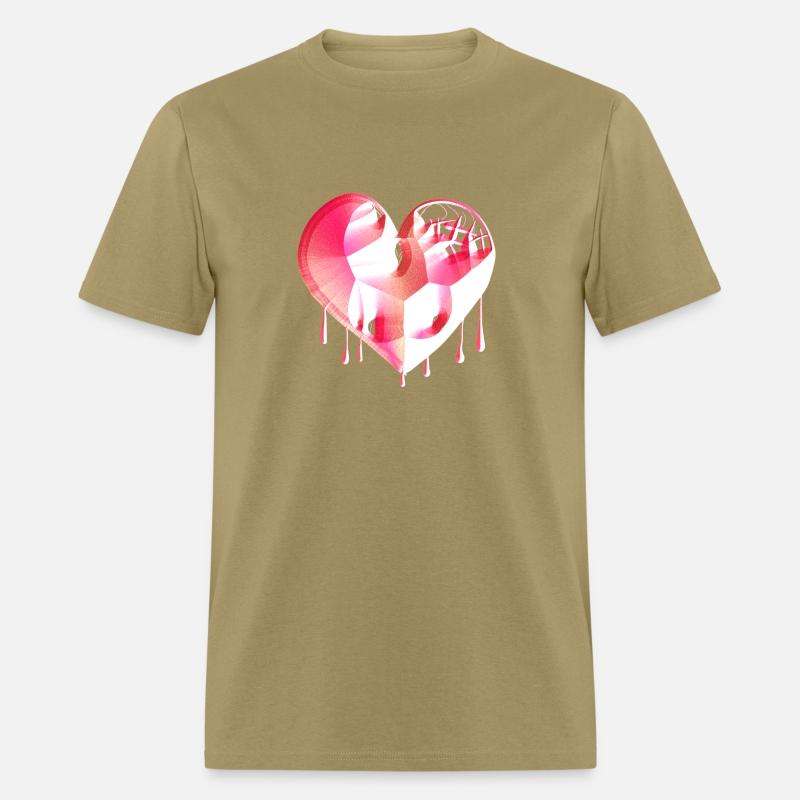 heart symbol broken pink scars