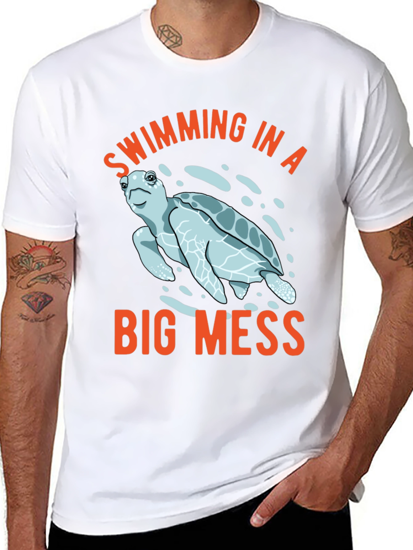 Swimming in a Big Mess T-Shirt