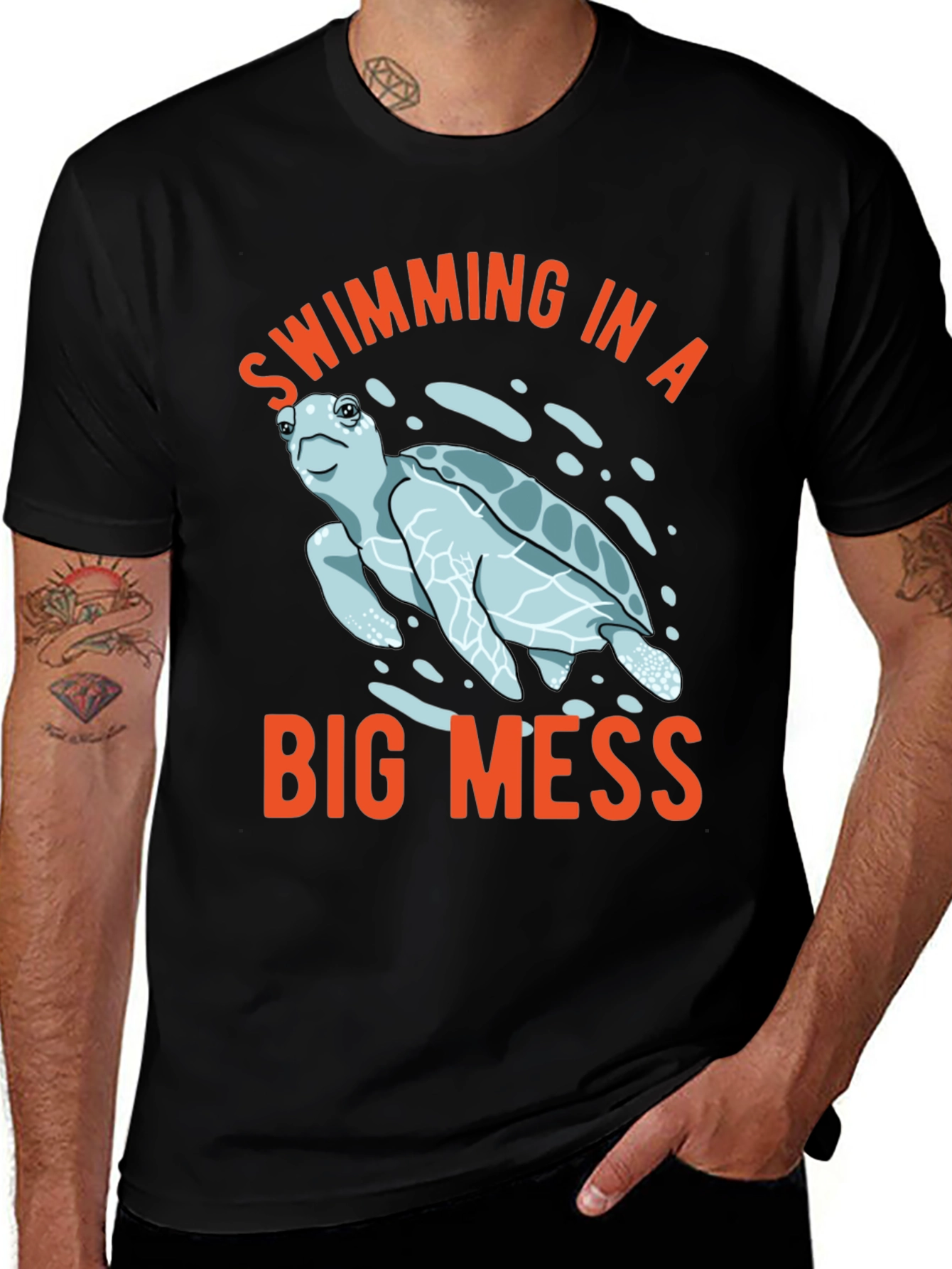 Swimming in a Big Mess T-Shirt