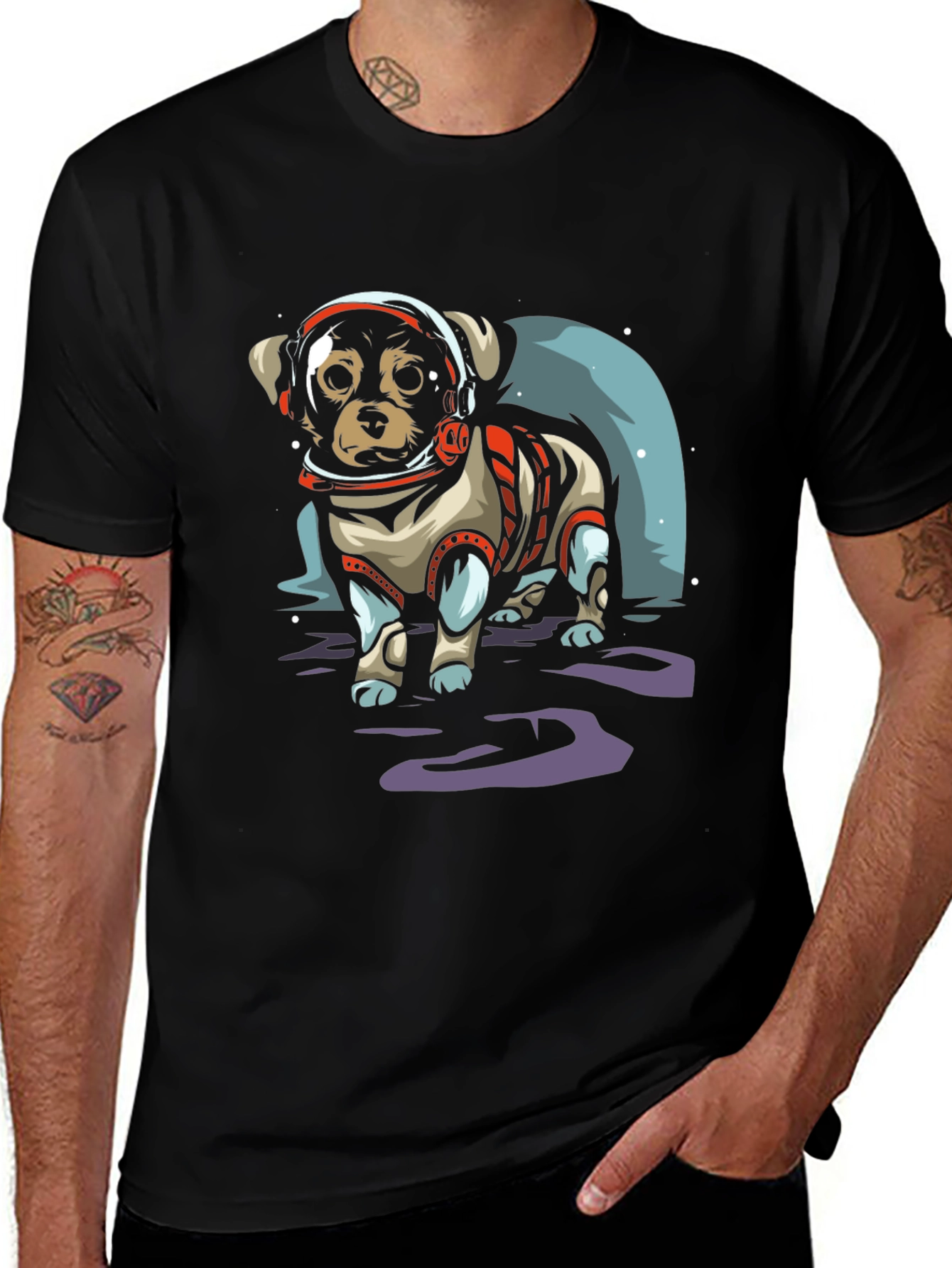 Astronaut Puppy T-Shirt – Space Dog Graphic Tee