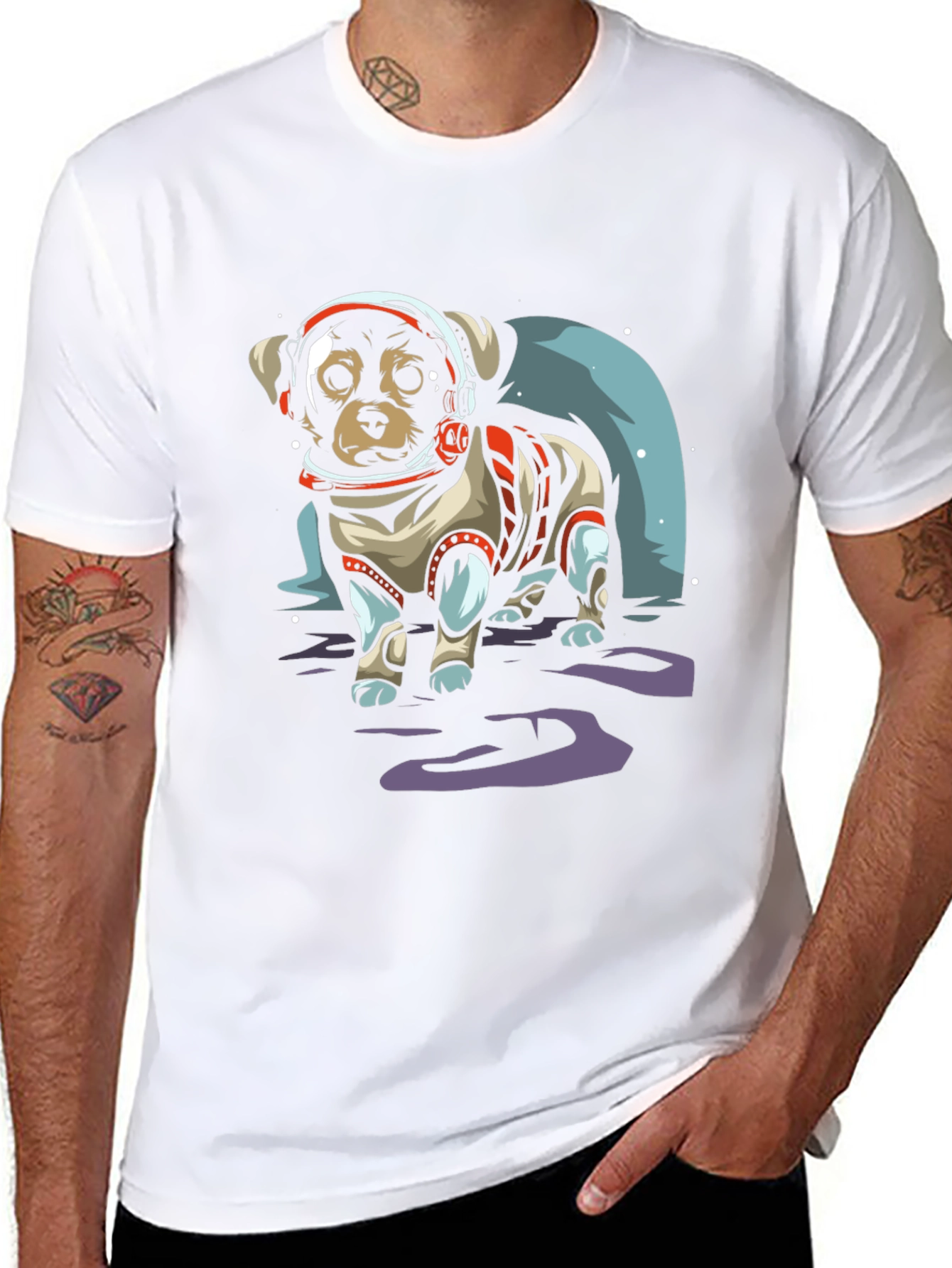 Astronaut Puppy T-Shirt – Space Dog Graphic Tee