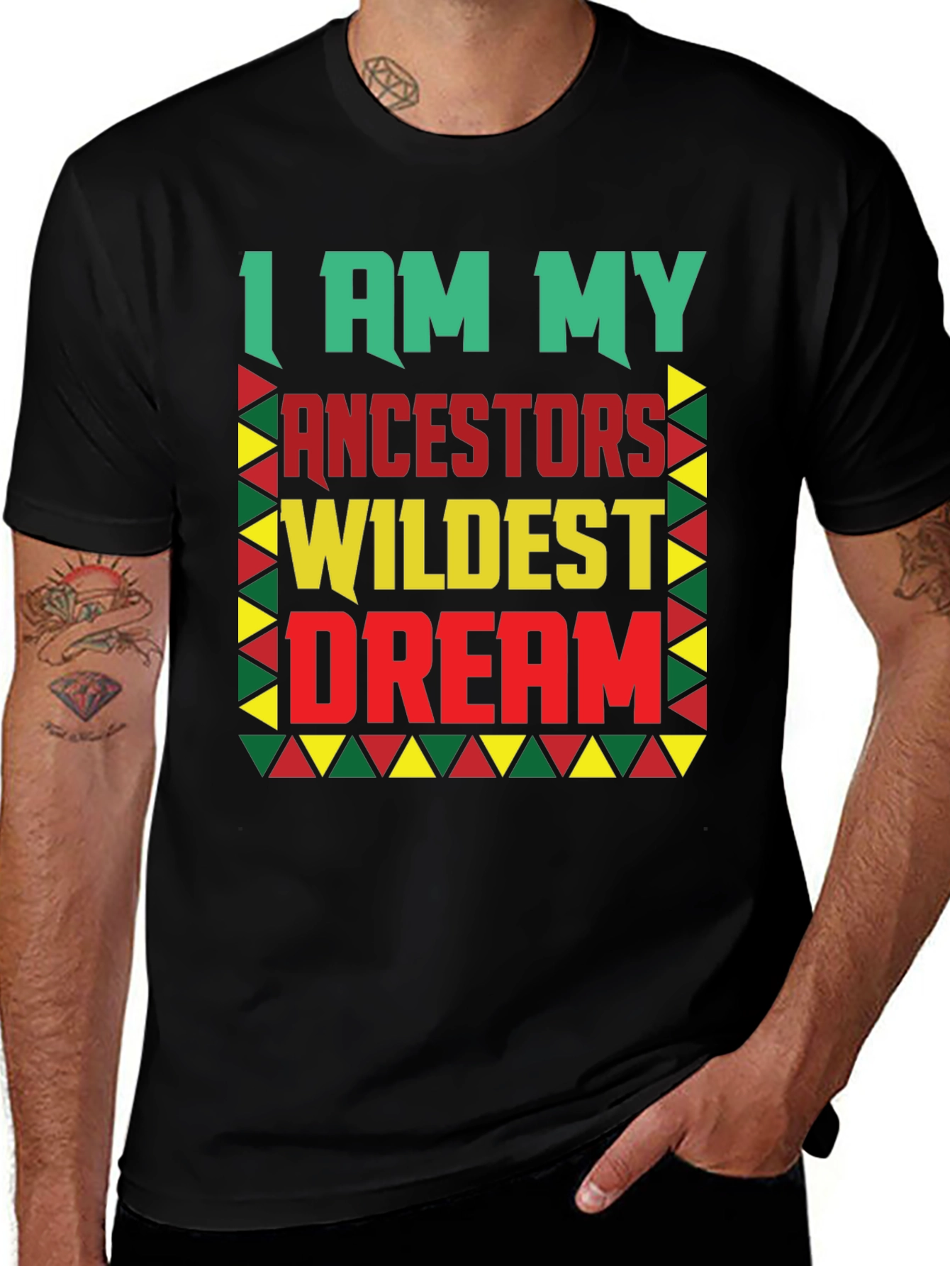 Ancestors Wildest Dream Graphic Tee - Black Pride