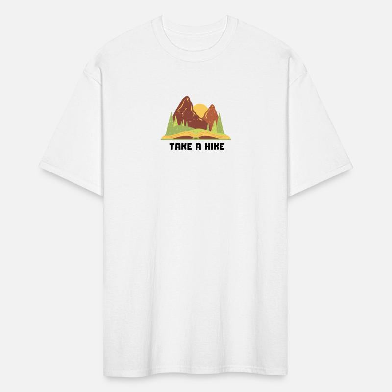 hiking tshirt, hiking shirt, hike mountains nature