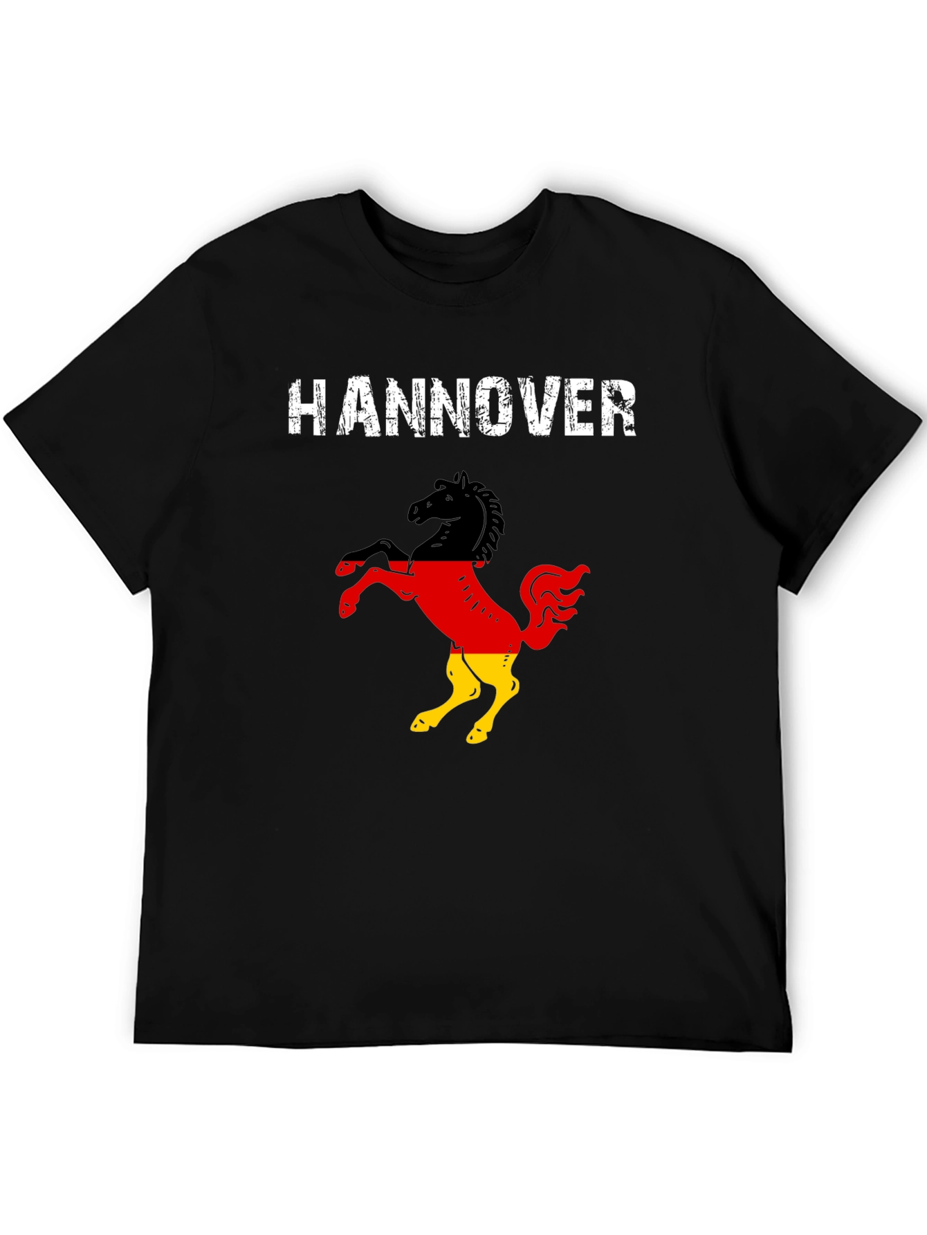 Hannover Germany Flag Horse T-Shirt