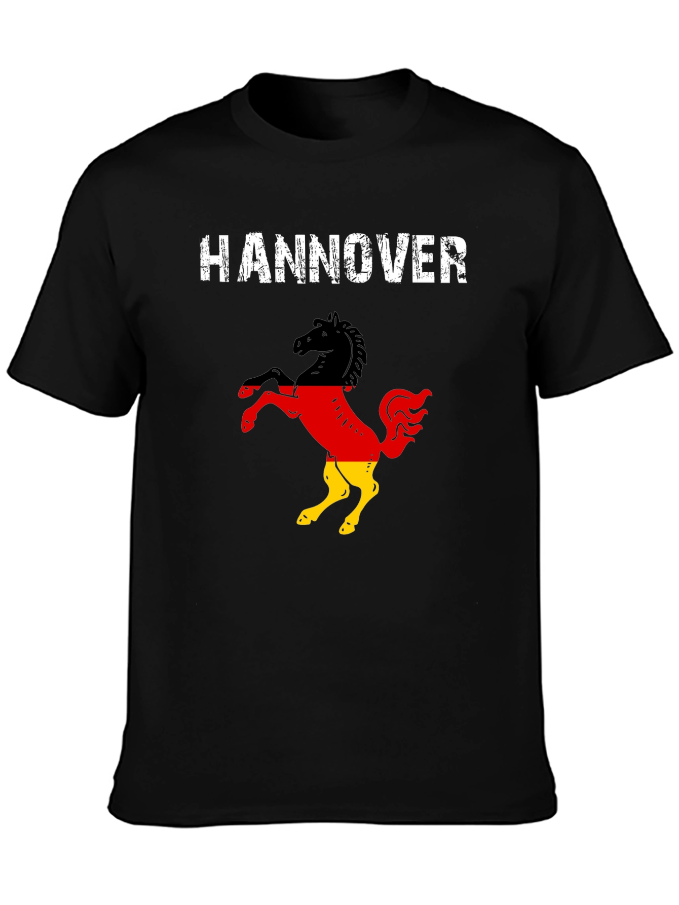Hannover Germany Flag Horse T-Shirt