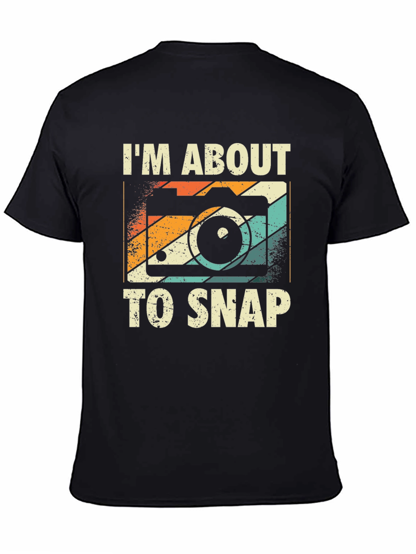 Im About To Snap Retro Camera Graphic T-Shirt